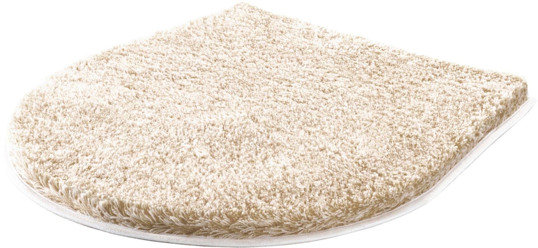 Grund Badematte Melange, Höhe 27 mm, rutschhemmend beschichtet, fußbodenheizungsgeeignet, Polyacryl, WC-Deckelbezug, besonders dichter Flor