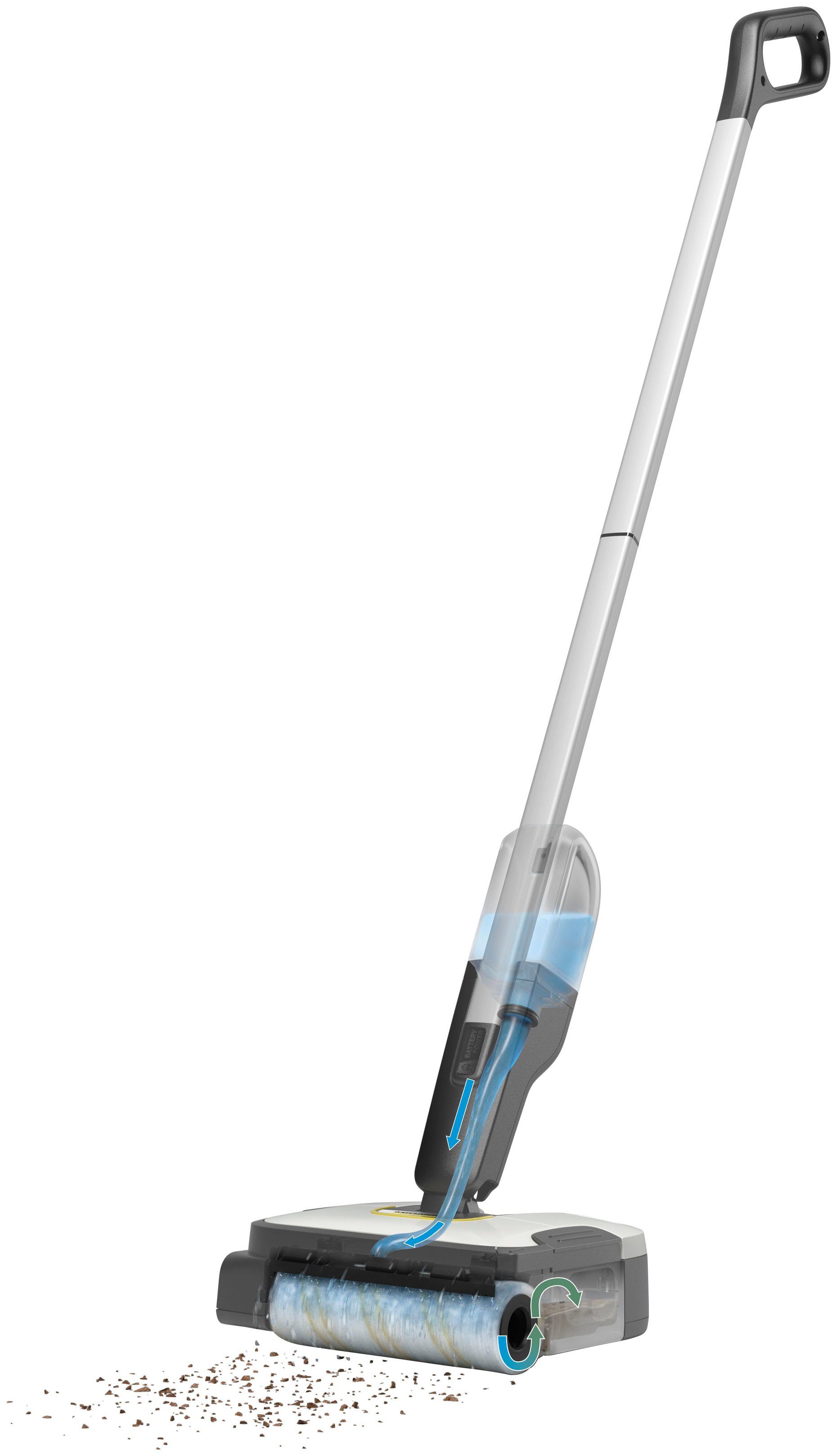 KÄRCHER Hartbodenreiniger FC 2-4 Battery Set, beutellos, inkl. Akku und Ladegerät