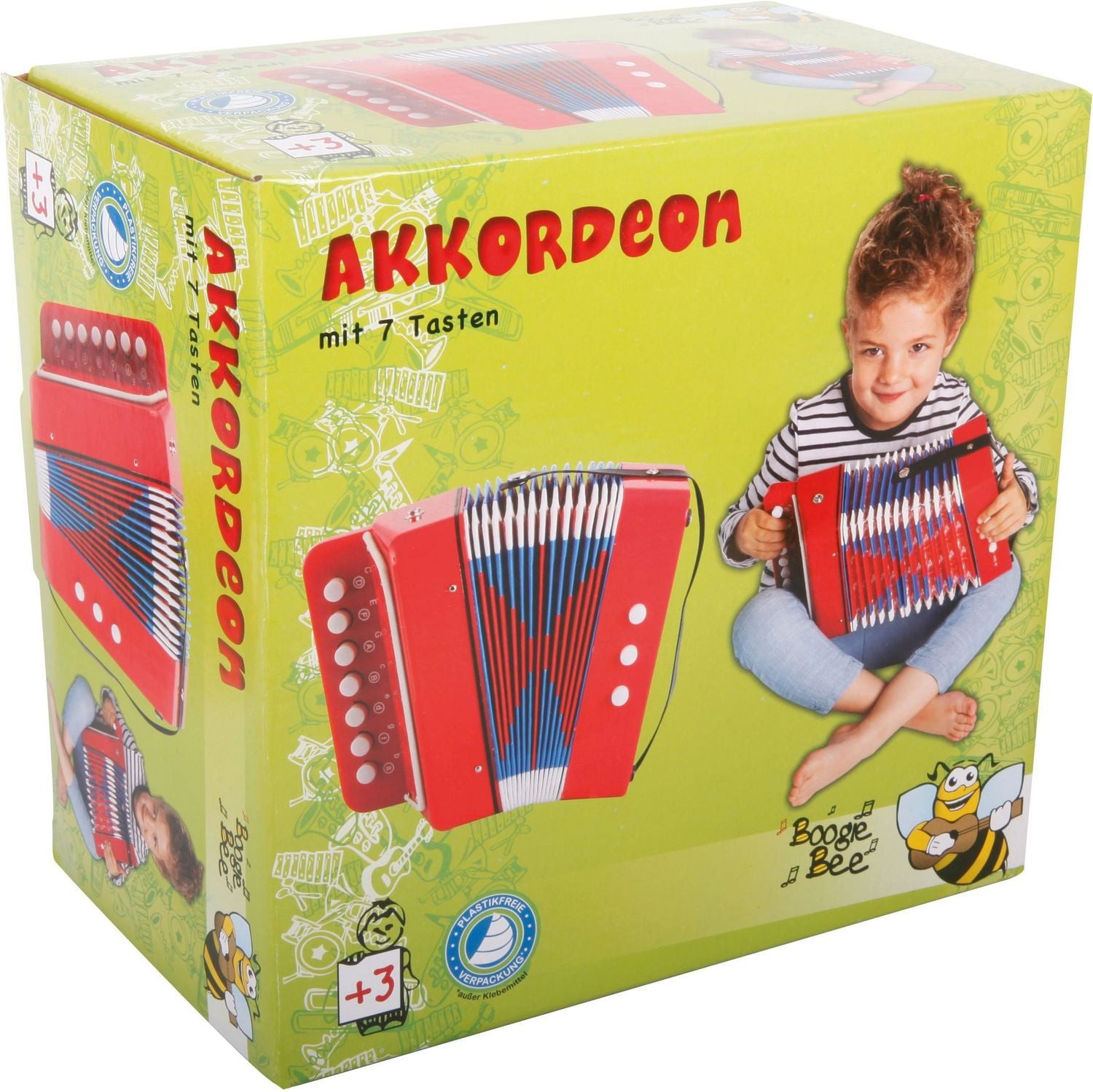 Vedes Spiel Boogie Bee Akkordeon 7 Tasten