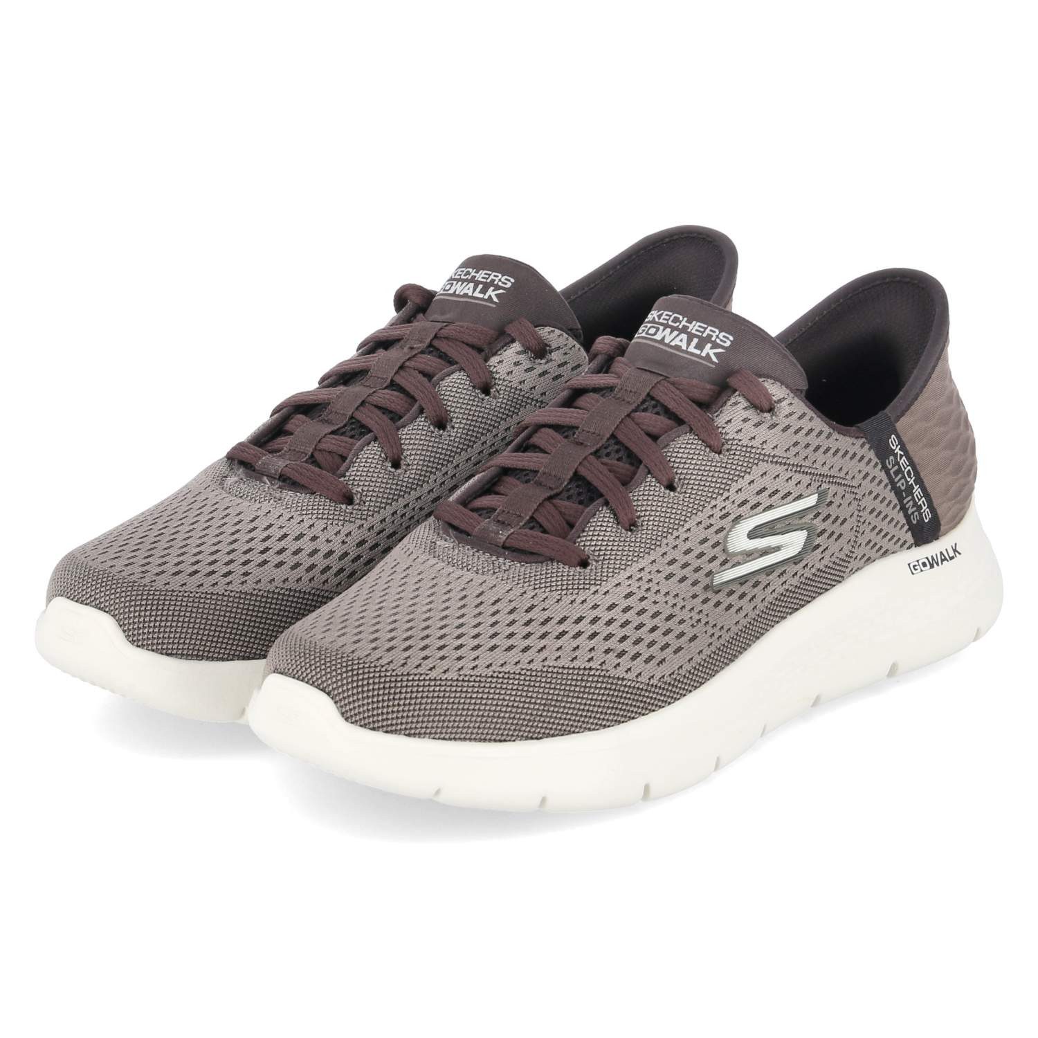 Skechers Skechers 216505 BRN Herren Textil braun Slipper günstig online kaufen