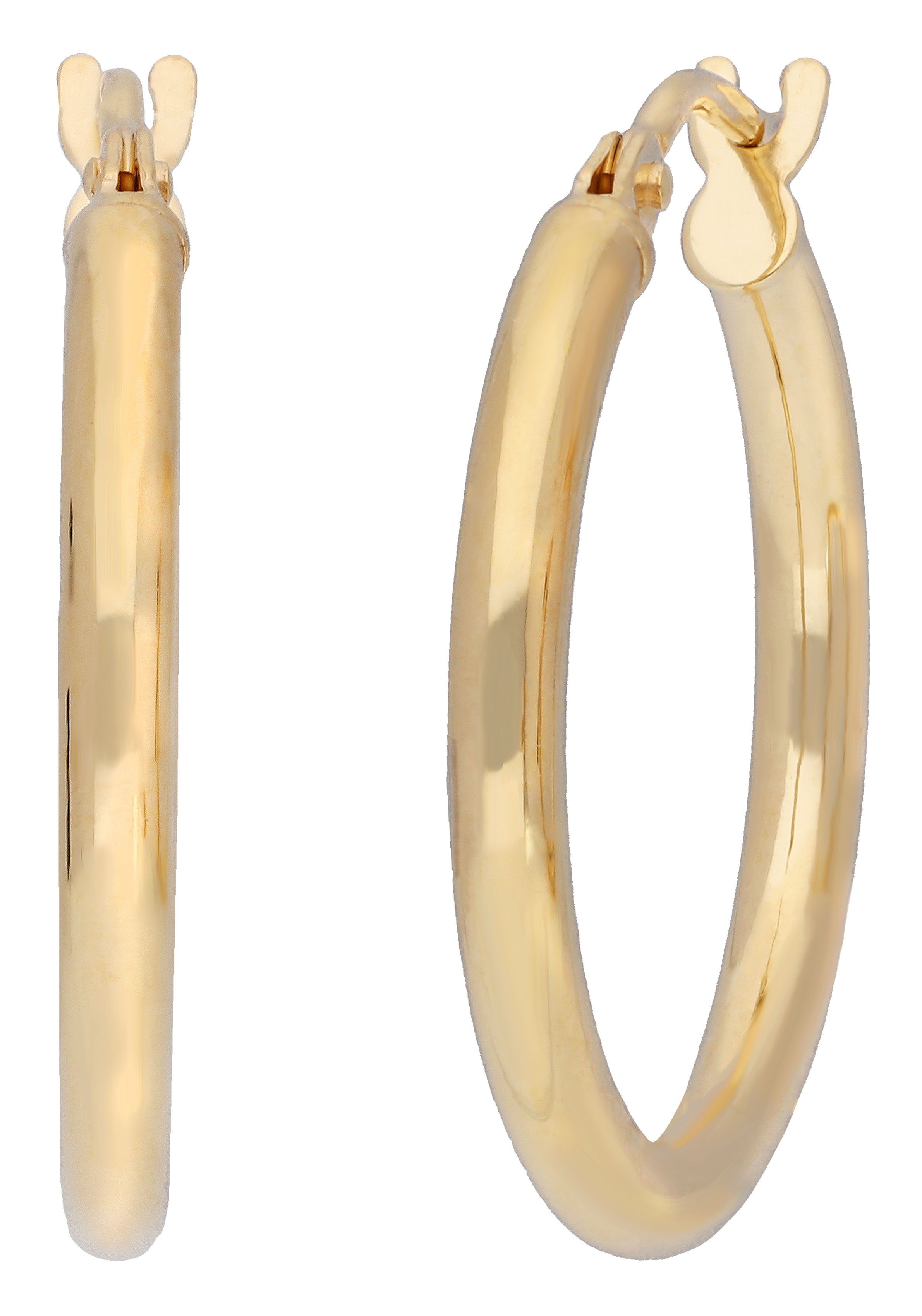 Firetti Paar Creolen Schmuck Geschenk Gold 375 Ohrschmuck Creole