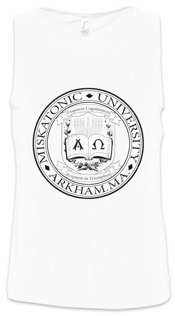 Tanktop Miskatonic Logo II Ärmelloses T-Shirt Lovecraft HP Sign Cthulhu Call