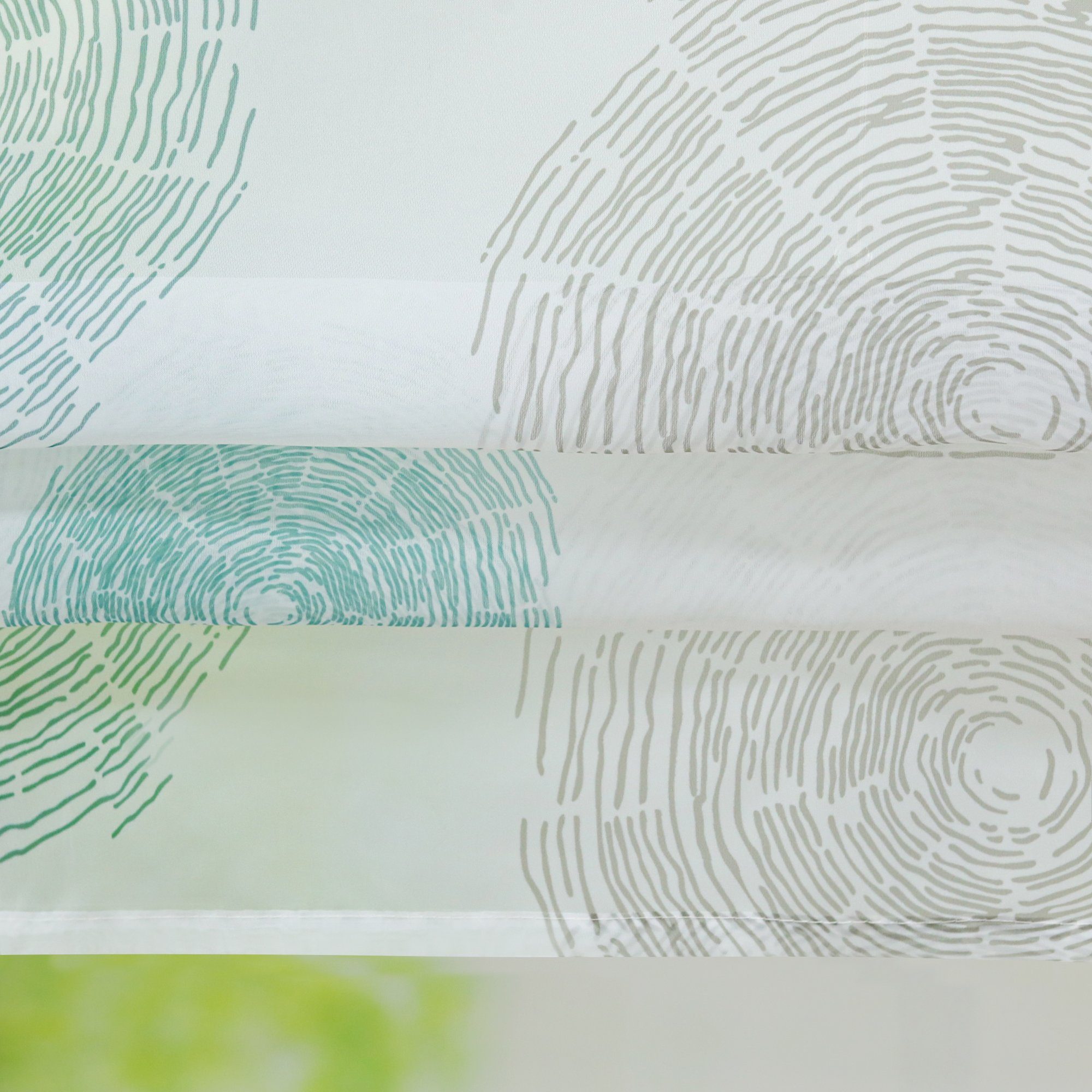 Joyswahl Raffrollo, mit Hakenaufhängung, ohne Bohren, mit Jahresring-Druck günstig online kaufen