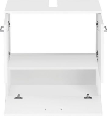 Schildmeyer Waschbeckenunterschrank Mobes Breite 60 cm, Badschrank Badezimmerschrank WBU Unterschrank