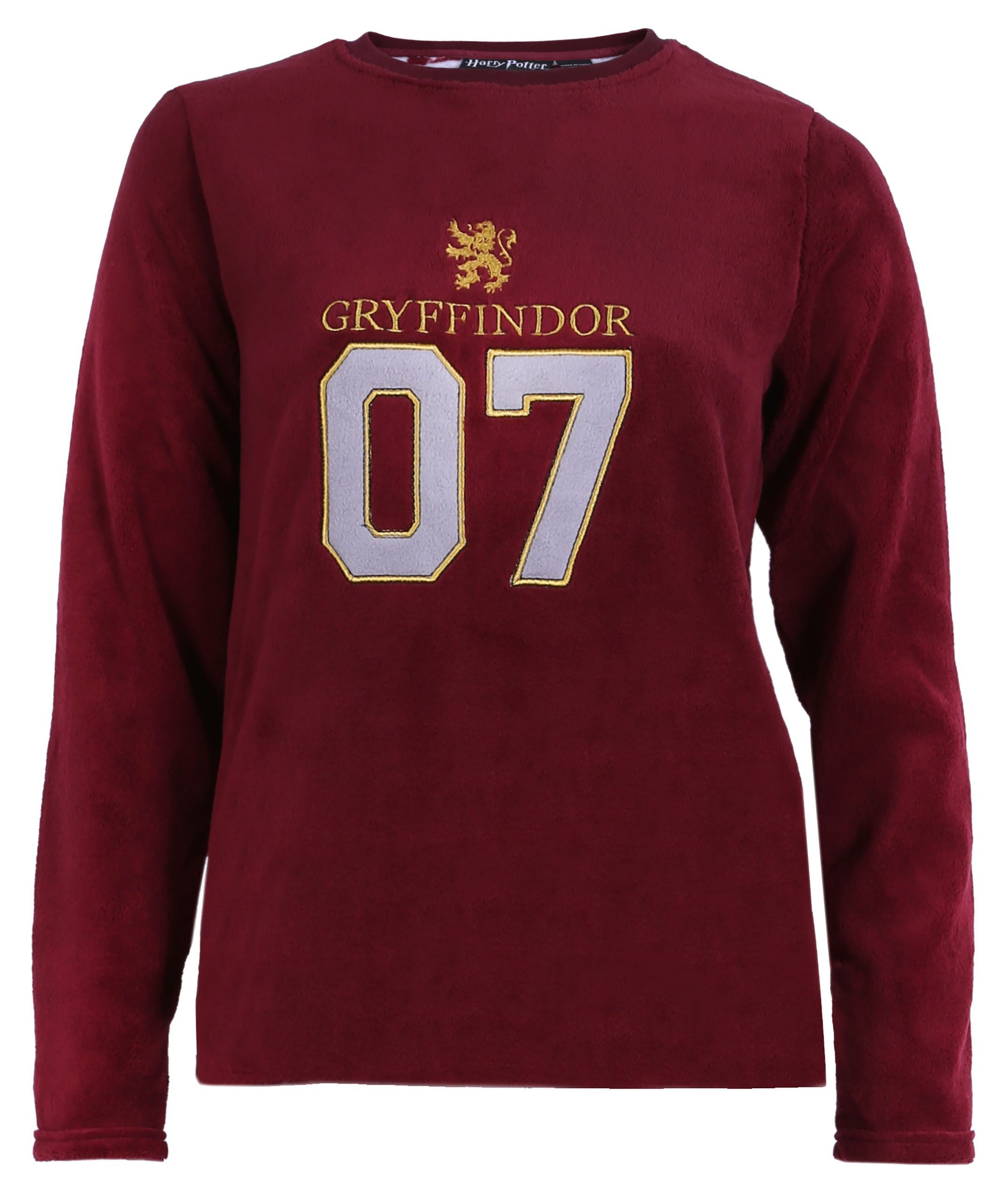 Sarcia.eu Schlafanzug Bordeaux-grauer Pyjama + Socken HARRY POTTER 7-8 Jahre