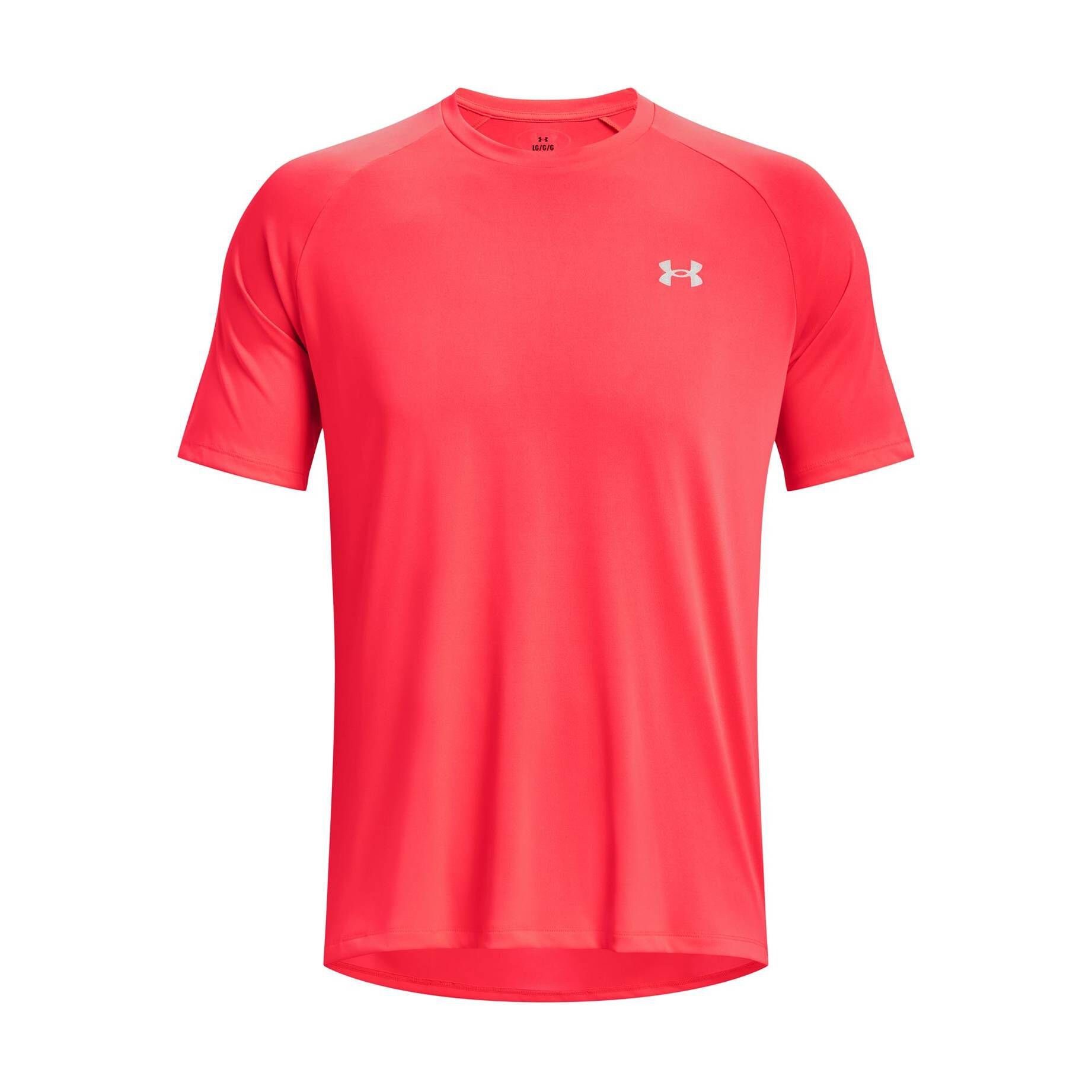 Armour® REFLECTIVE rot (500) Trainingsshirt (1-tlg) Sportshirt Under TECH Herren