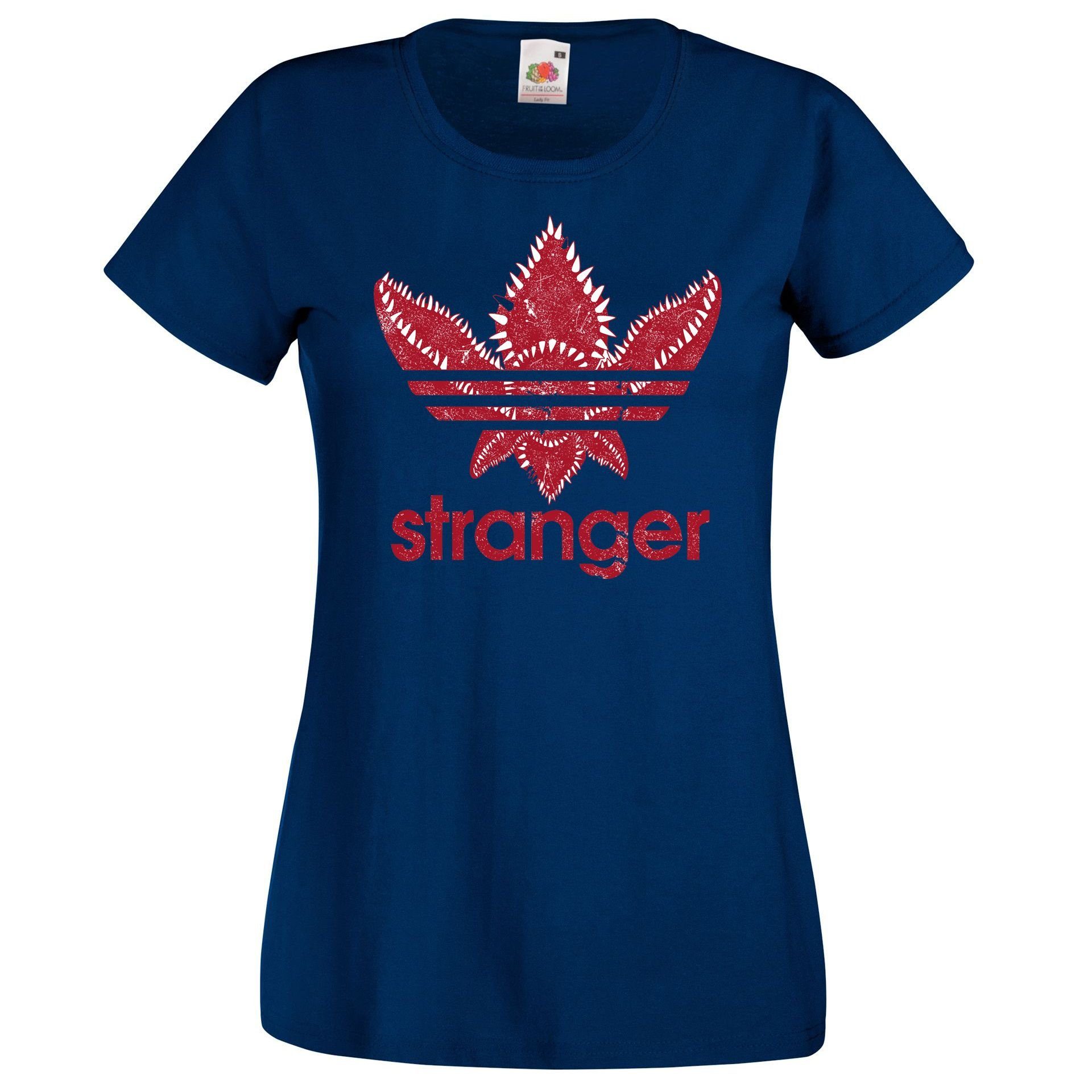 Youth Designz T-Shirt Stranger Damen T-Shirt mit trendigem Frontprint