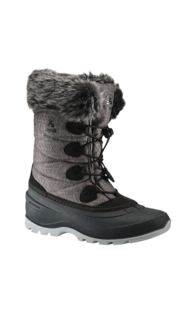 Kamik Momentum 3 (gefüttert, wasserdichte, nahtversiegelt) dunkelgrau Damen Winterstiefel