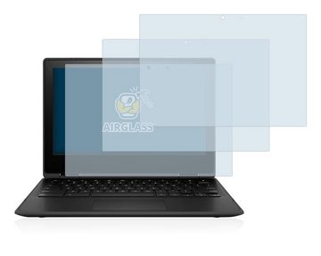 BROTECT flexible Panzerglasfolie für HP Chromebook x360 11 G3, Displayschutzglas, 3 Stück, Schutzglas Glasfolie klar