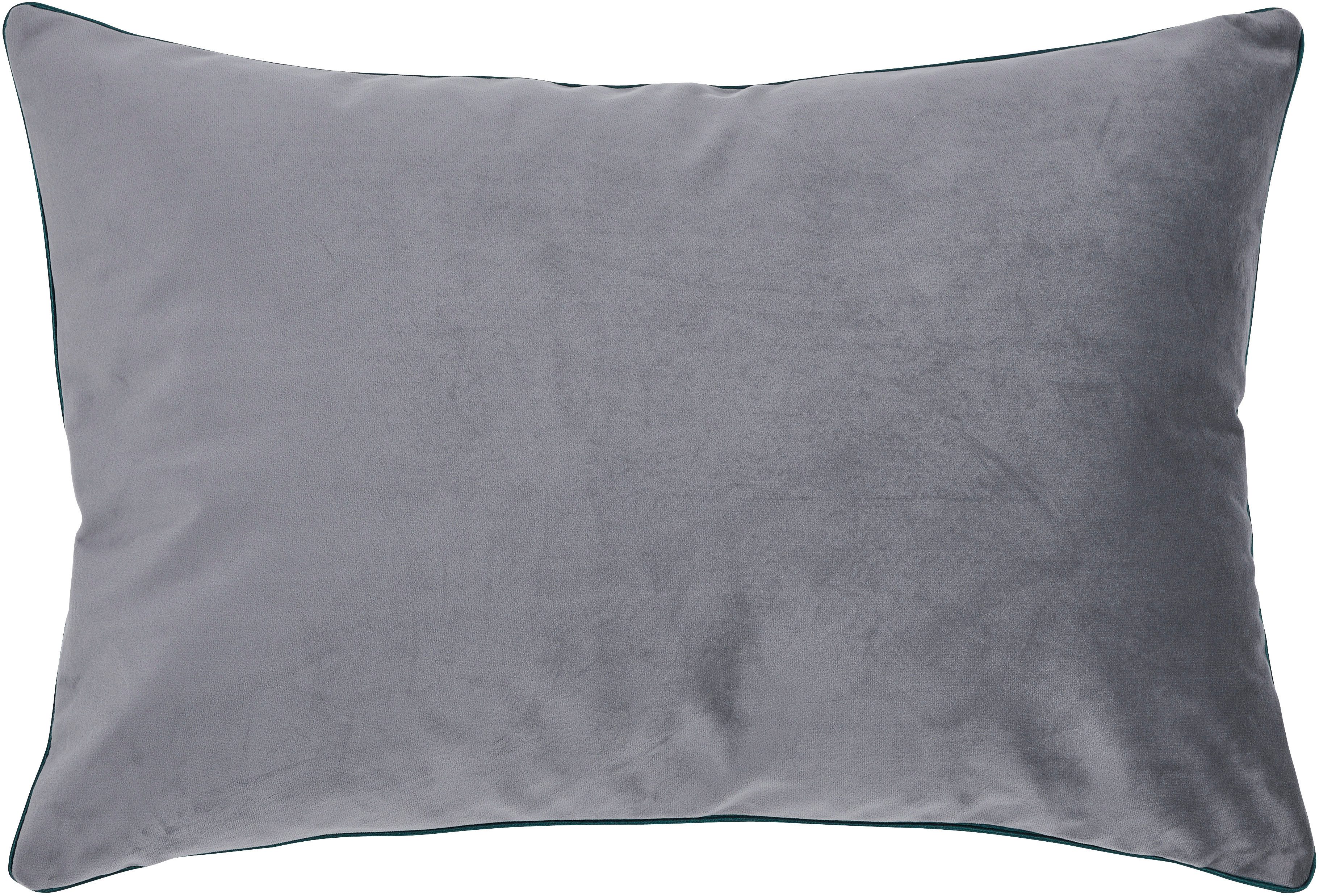 done.® Dekokissen Santa's Comming, Velourstoff Anthracite günstig online kaufen