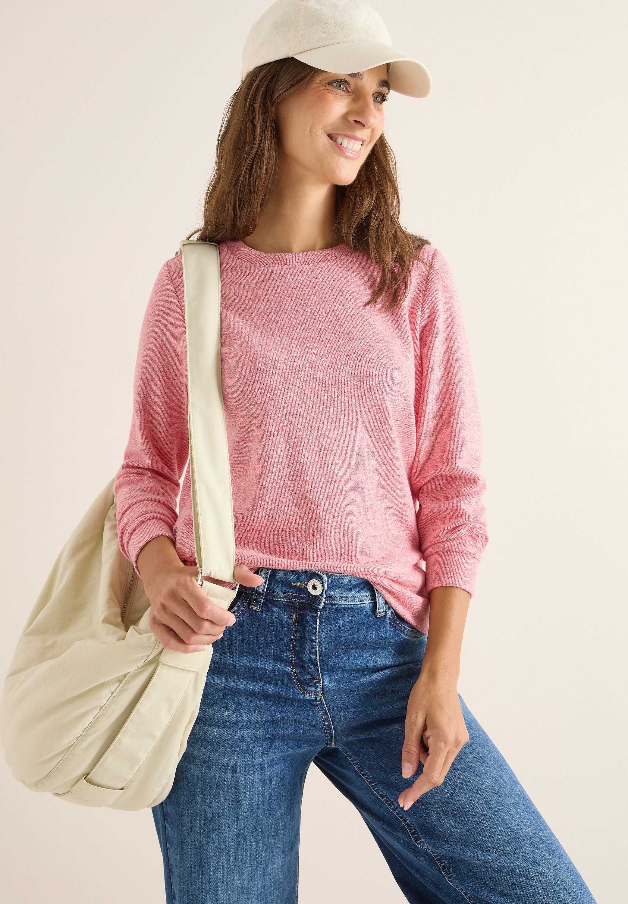 CECIL Strickpullover mit Knöpfen