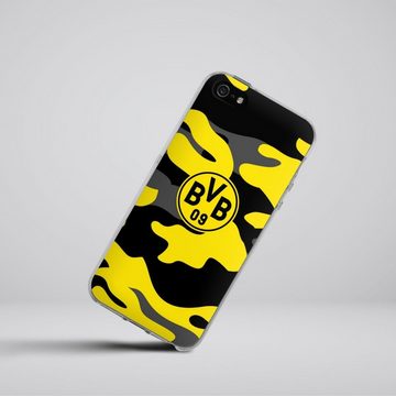 DeinDesign Handyhülle BVB Borussia Dortmund Fanartikel BVB Camo, Apple iPhone 5 Silikon Hülle Bumper Case Handy Schutzhülle