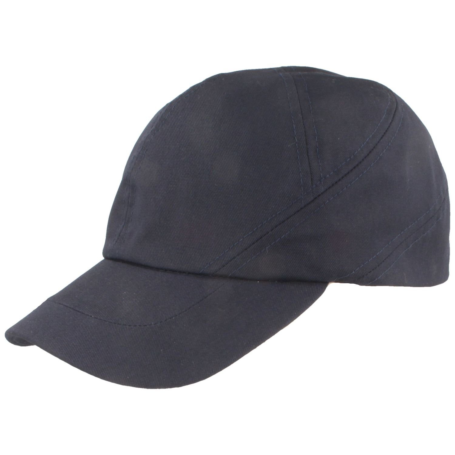 Breiter Baseball Cap Sommer-Cap uni mit UV-Schutz 50 218 navy | Baseball Caps
