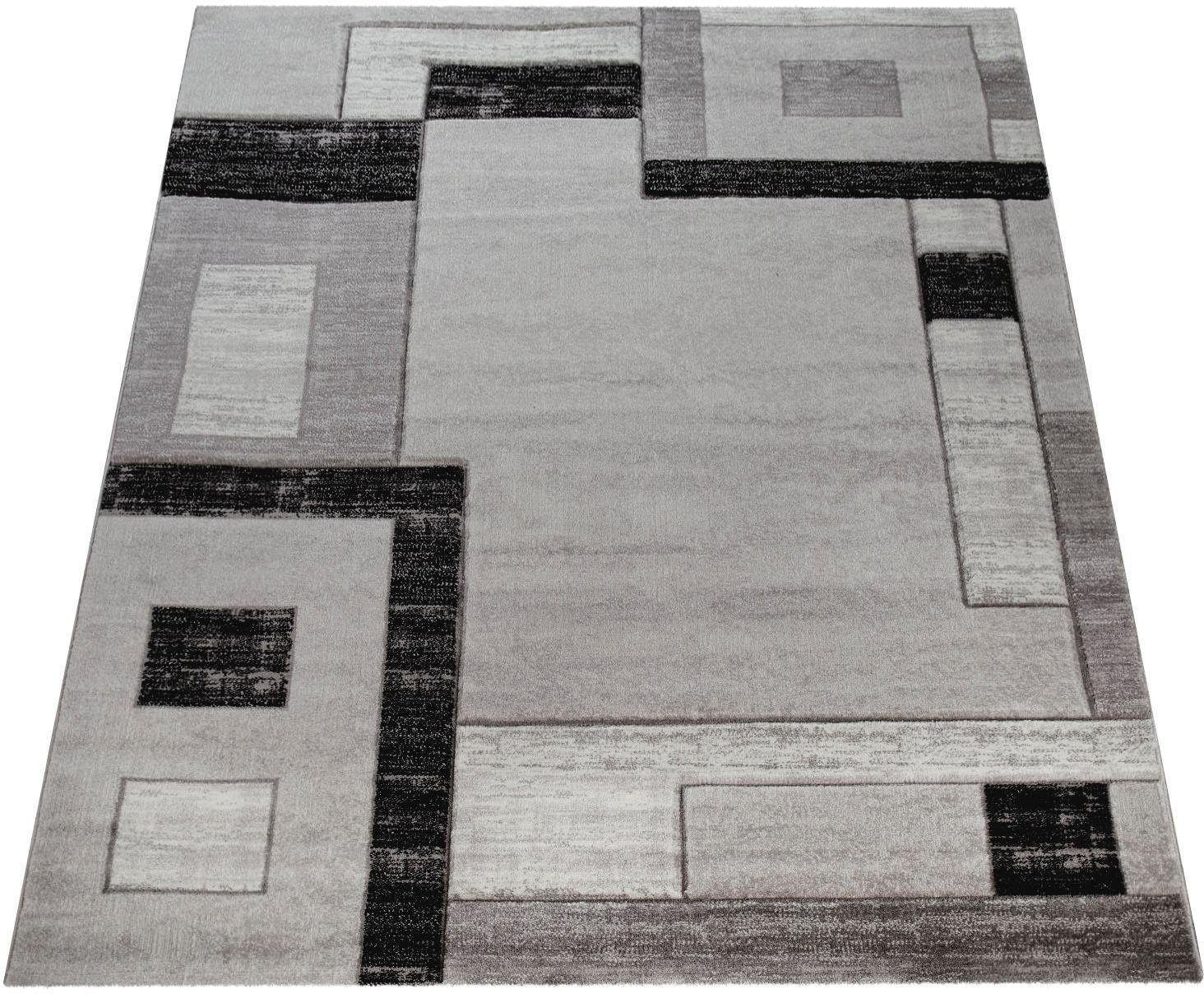 Paco Home Teppich Florenz, rechteckig, Höhe: 16 mm, modernes 3D-Design, ideal im Wohnzimmer & Schlafzimmer