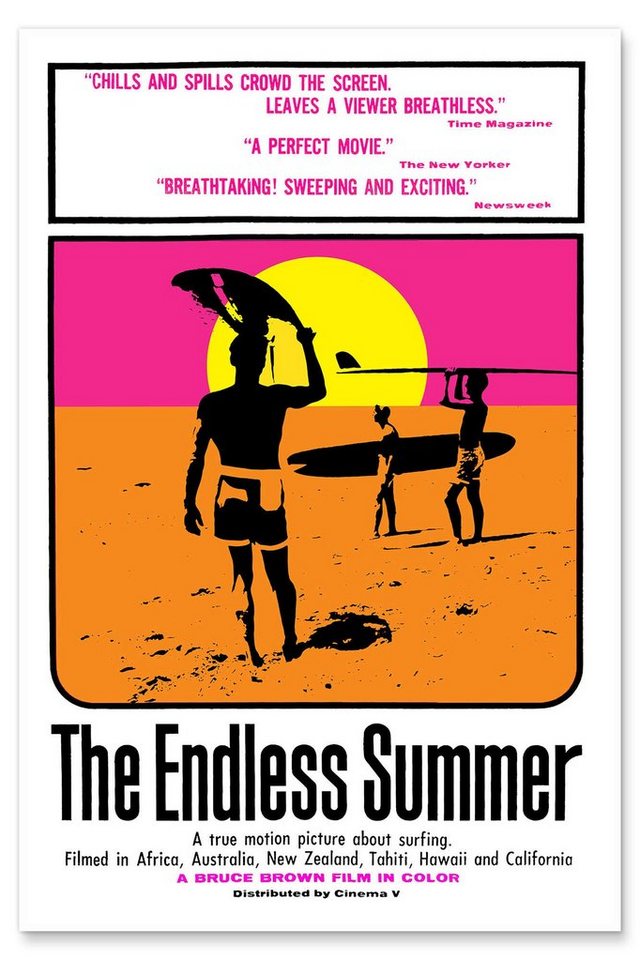 Posterlounge Wandbild, The Endless Summer