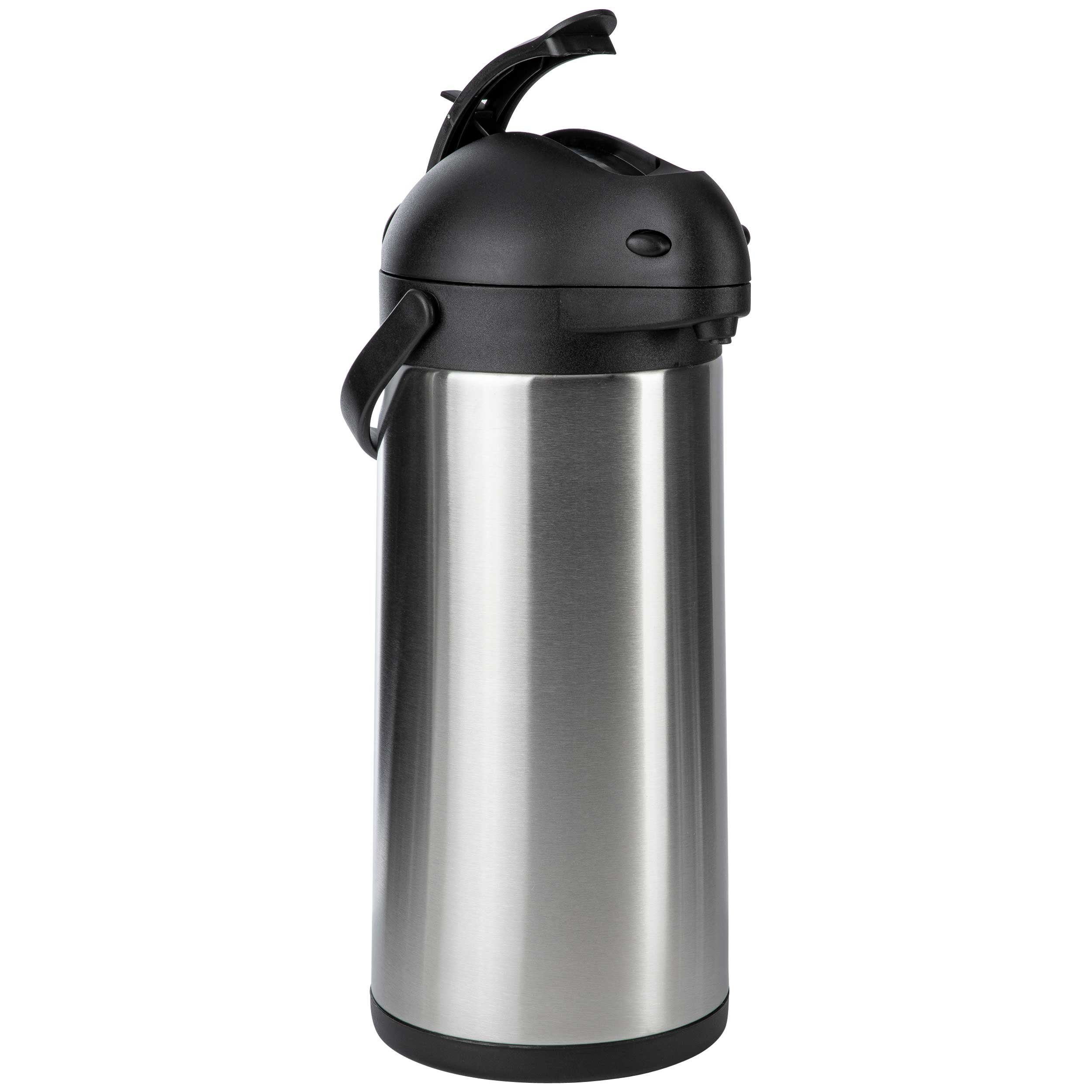 ONVAYA Pump-Isolierkanne Airpot Pumpkanne, Isolierkanne, Thermoskanne, Edelstahl, 1.9L, 3L, 5L, 5 l