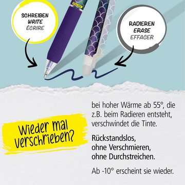 Online Pen Tintenroller magiXX Mine, (12x radierbare Ersatzminen schwarz für Gelschreiber), Nachfüll-Minen kompatibel mit Pilot Frixion, magiXX Gelstift