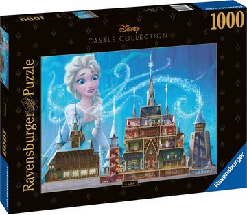Ravensburger Puzzle Disney Castle Collection, Elsa, 1000 Puzzleteile, Made in Germany