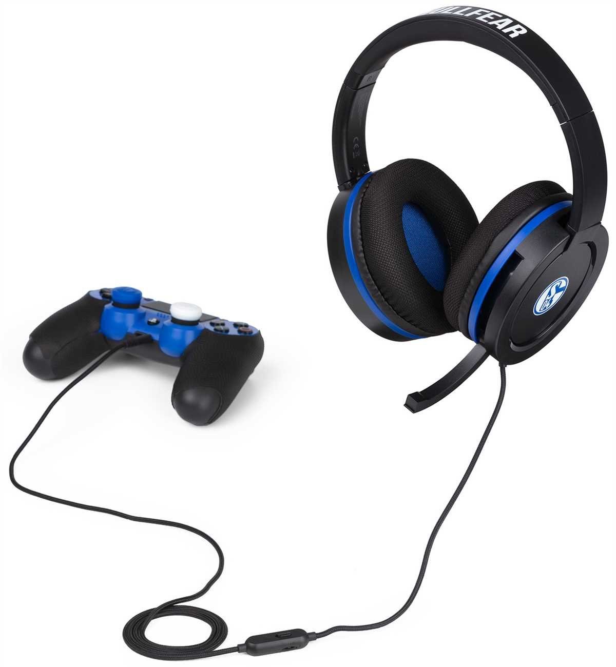 Snakebyte UNIVERSAL PRO Gaming-Headset (im FC Schalke 04 Design) | PlayStation-Headsets