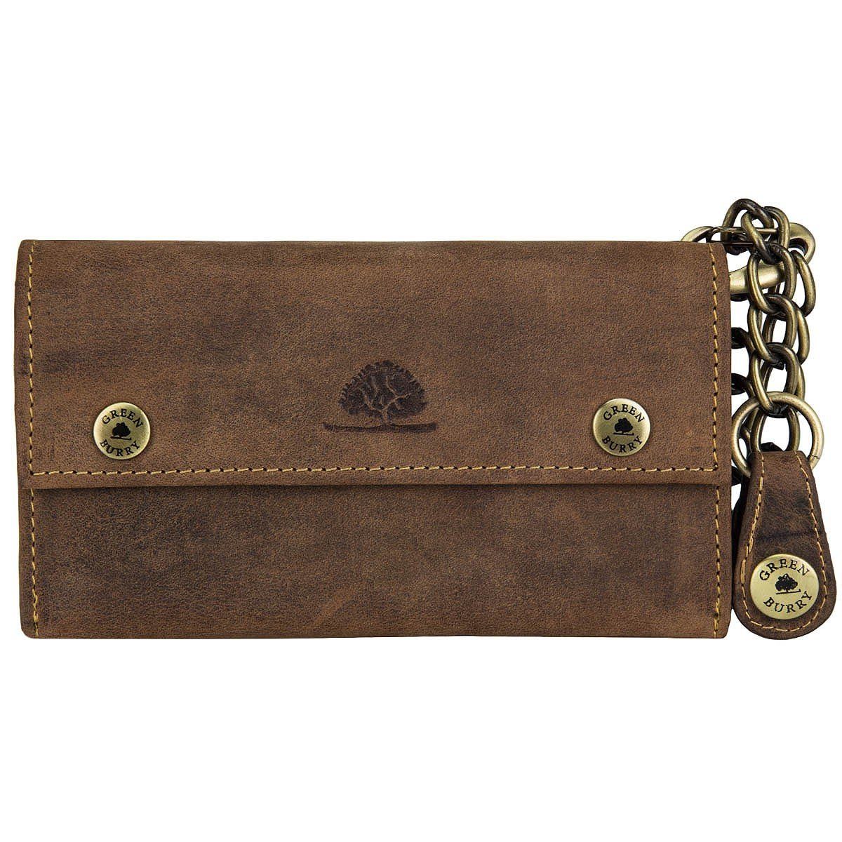 Greenburry Geldbörse Vintage Leder Bikerbörse mit Kette Geldbörse 1823-25 günstig online kaufen