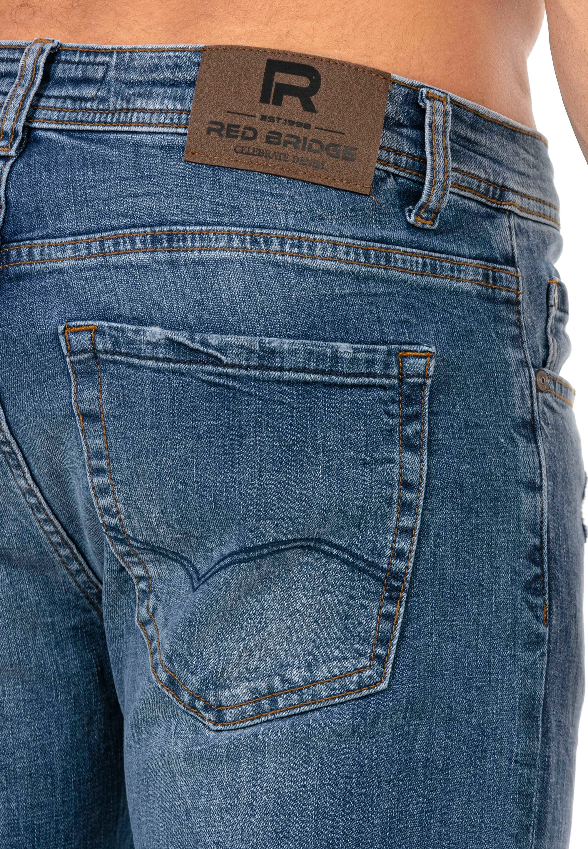 RedBridge Slim-fit-Jeans im Used Look mit modischen Details für Alltag und Freizeit – Bild 5 von 5