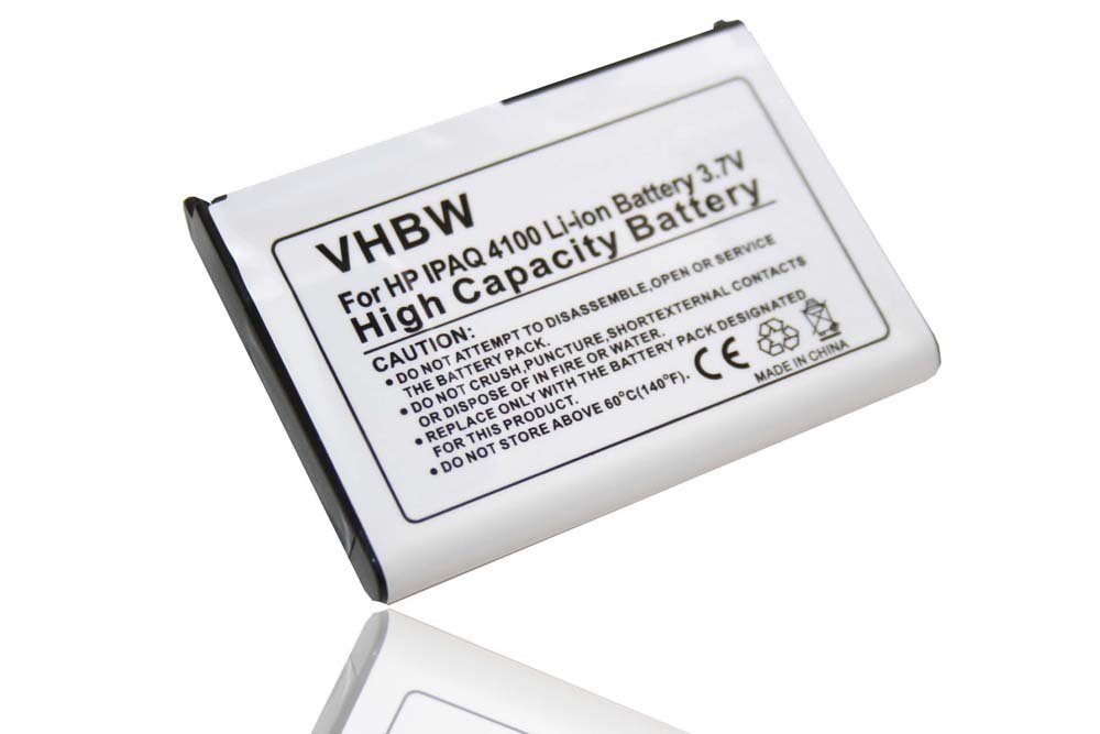 vhbw kompatibel mit HP H4150, Li-Ion (3,7 mAh IPAQ 4155, 1000 Smartphone-Akku H4100 4100, 4135, 4150, H4135, V)