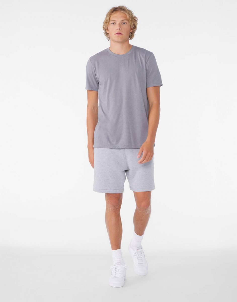 Bella + Canvas Rundhalsshirt Herren Heather CVC Short Sleeve Tee