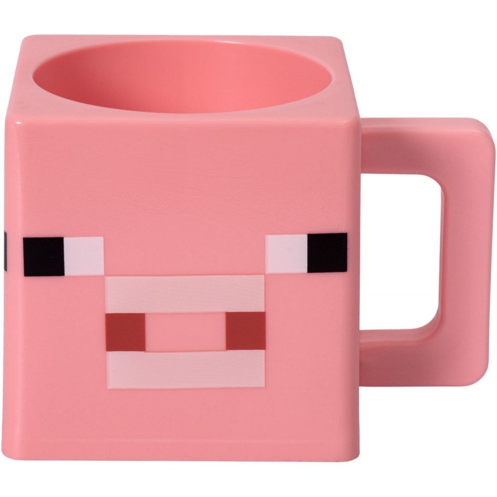 joojee Dekobecher joojee Minecraft Pig Cube Tasse - Keramiktasse für Gamer.