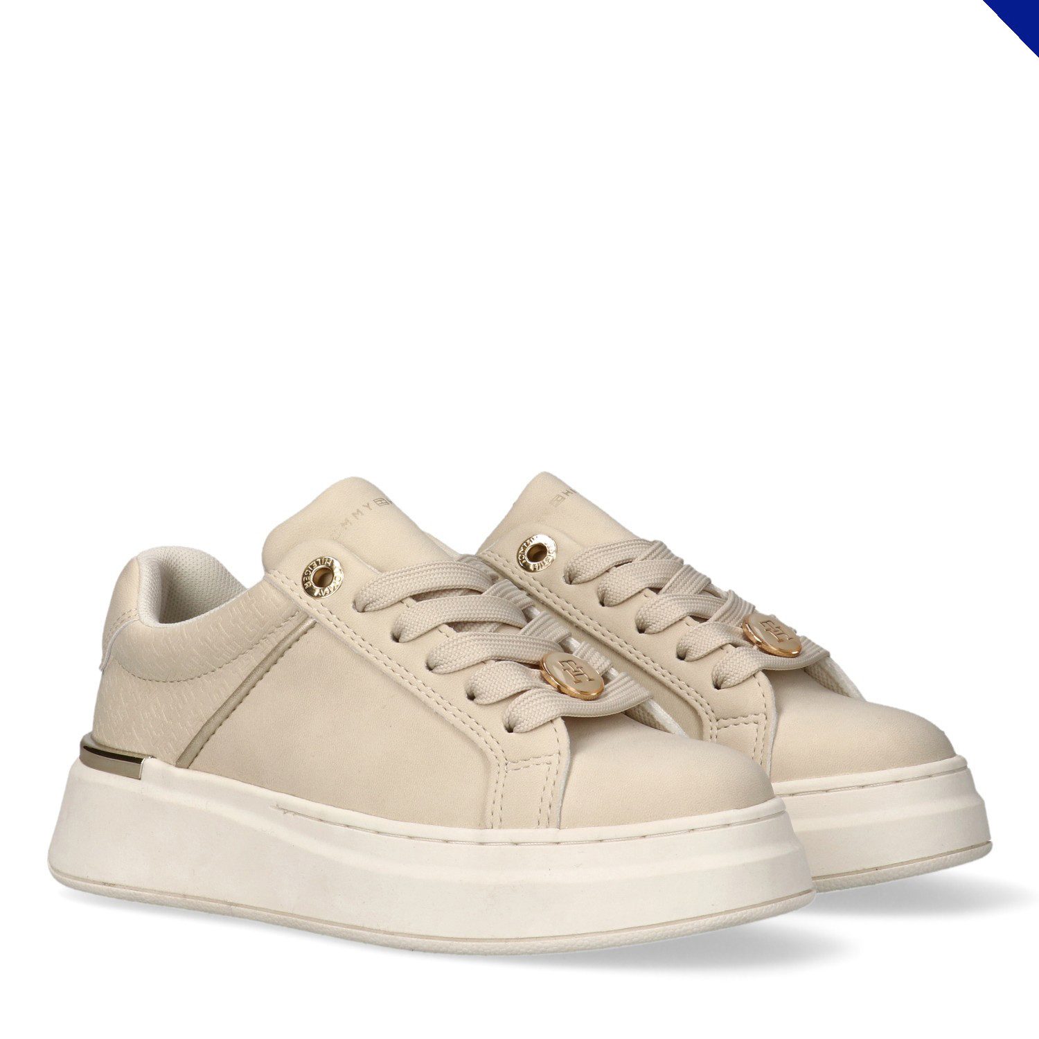Tommy Hilfiger Sneaker Freizeitschuh, Halbschuh, Schnürer mit Schmuckelement