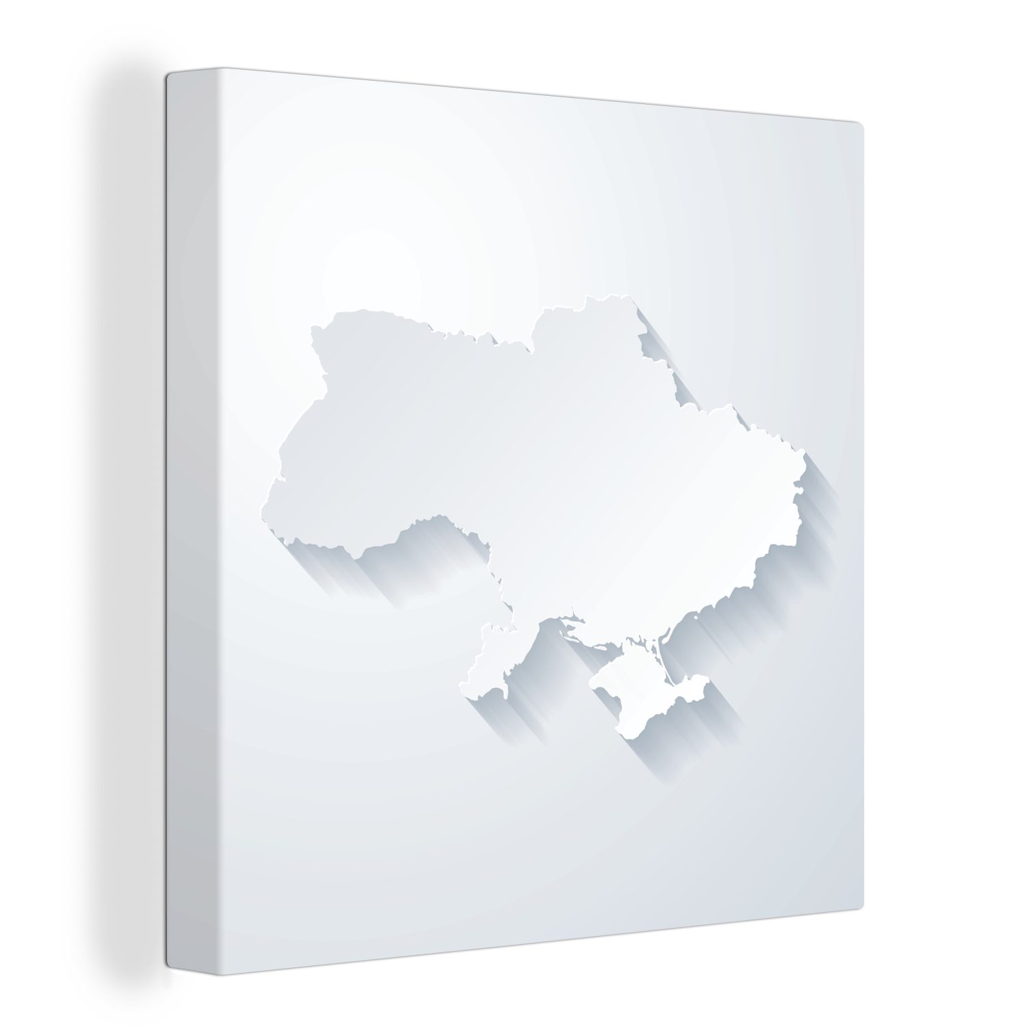 Weiß, Illustration St), der in Ukraine Leinwandbild Bilder OneMillionCanvasses® Schlafzimmer (1 Leinwand Wohnzimmer für