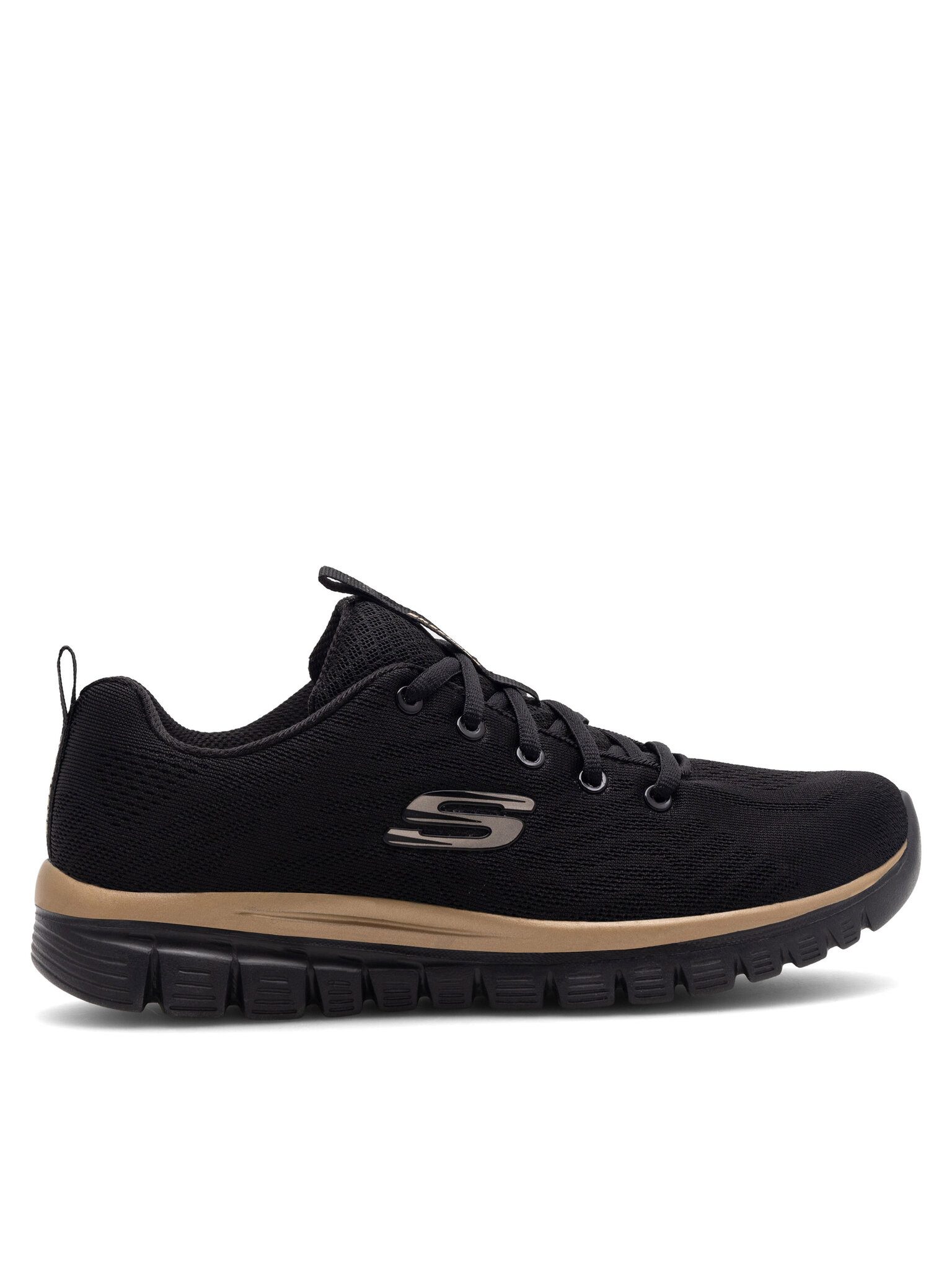 Skechers Skechers Sneakers Damen GRACEFUL 12615 BKRG Schwarz Sneaker günstig online kaufen