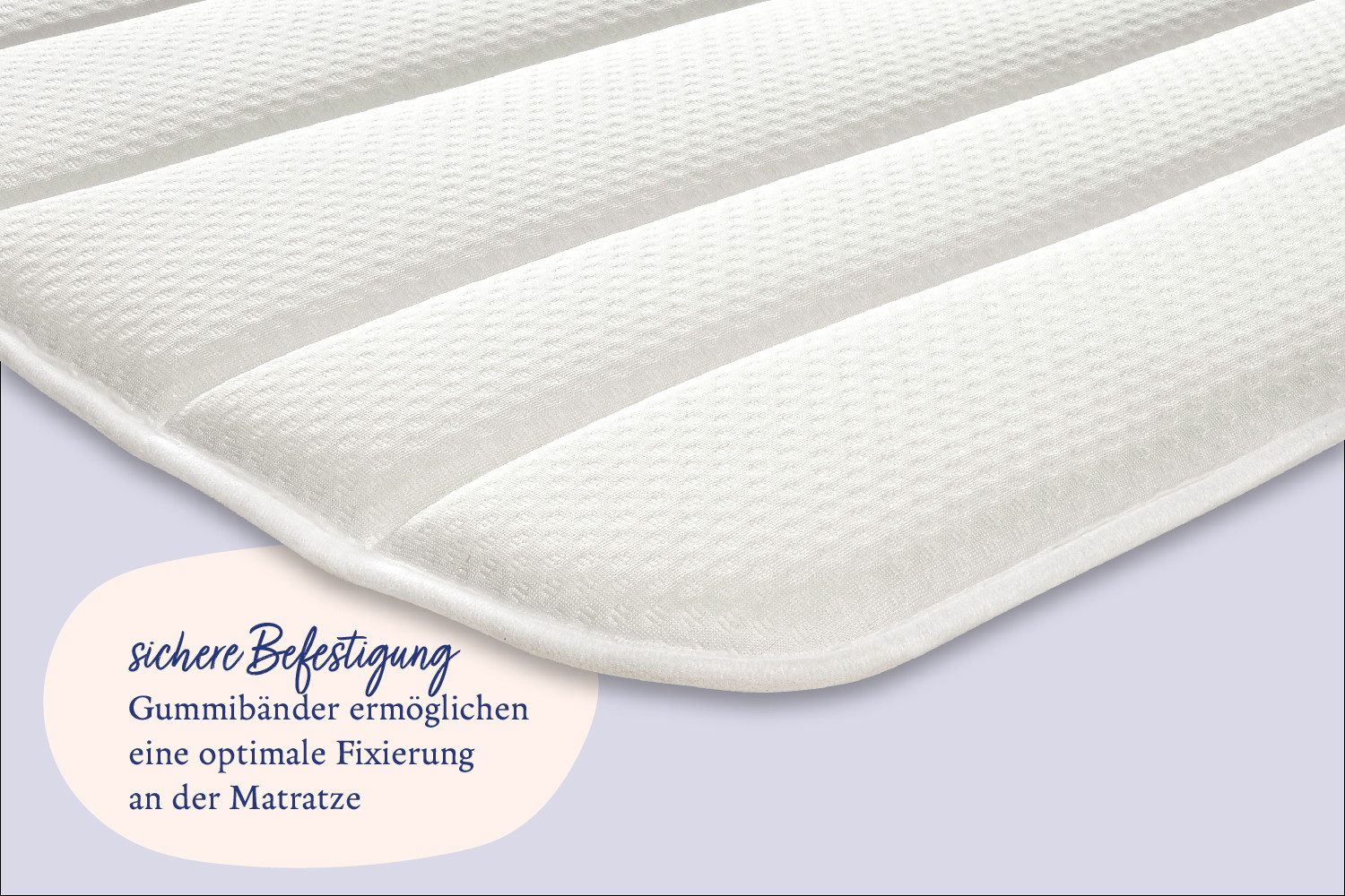 Matratzenauflage Nightlife Topper mit Steppschaum Badenia Trendline, Matratzenauflage und Topper für eine sanfte Körperanpassung vereint