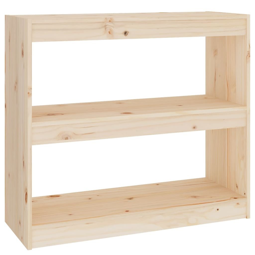 Regal Bücherregal Raumteiler 80x30x71,5 cm Massivholz Kiefer