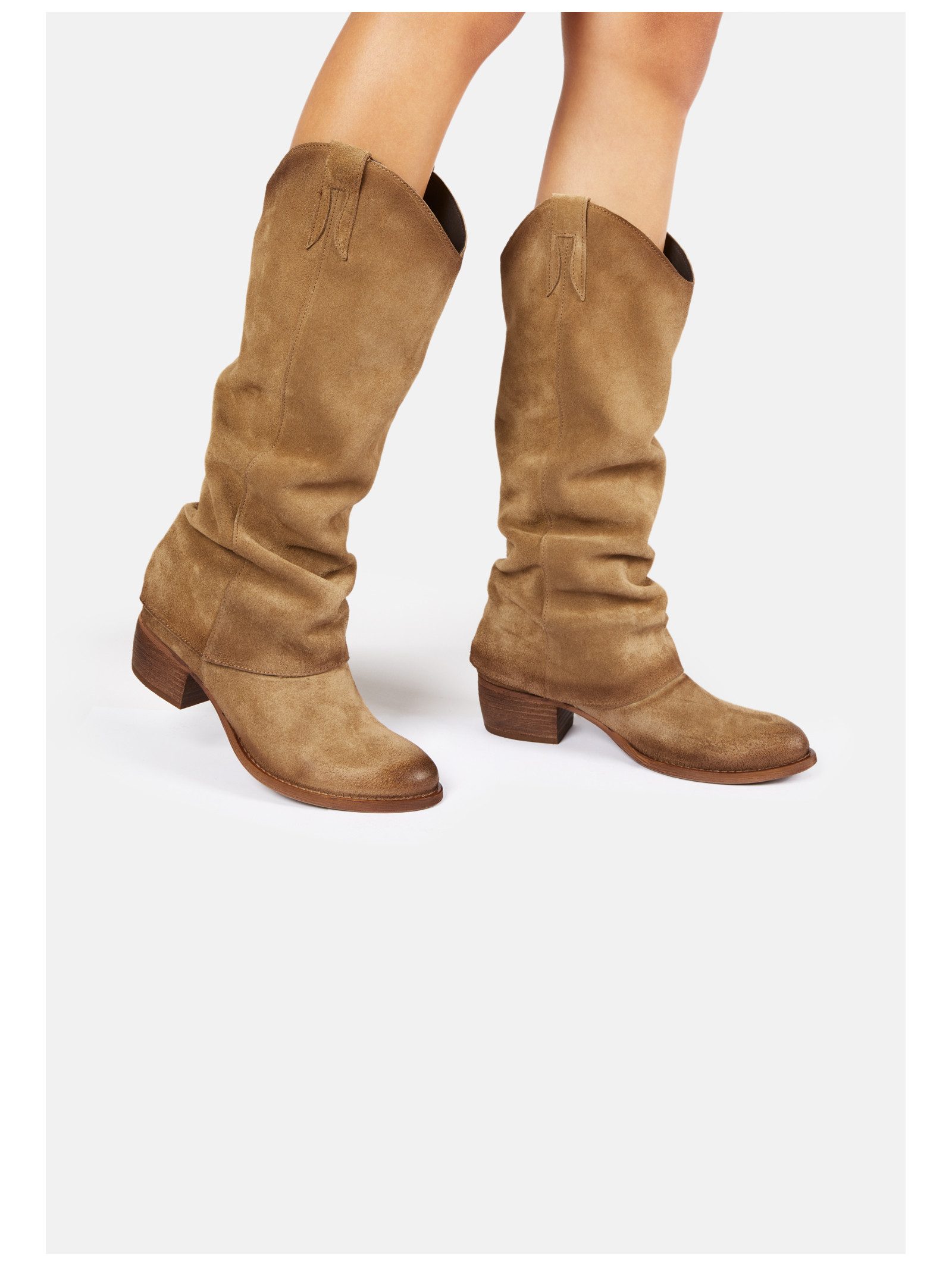 Felmini Stiefel Leder . Bikerboots