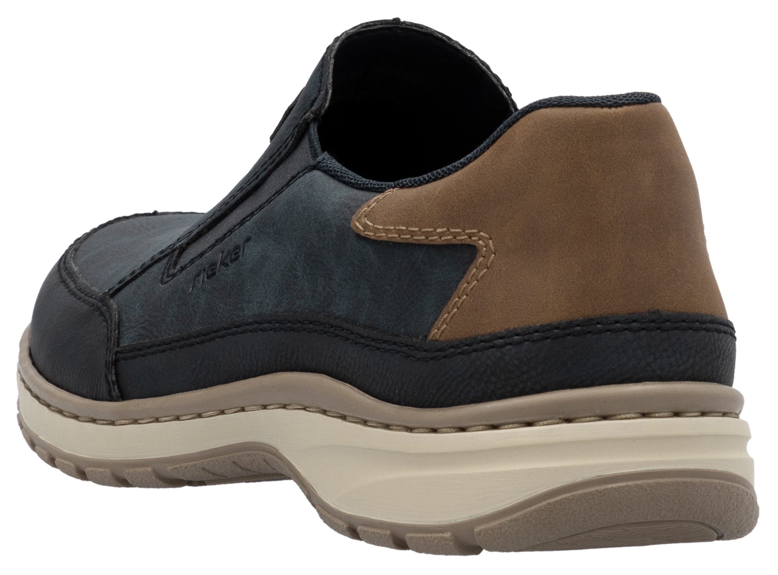 Rieker Slipper Slip-on-Sneaker, Freizeitschuh, Halbschuh mit Gummizug