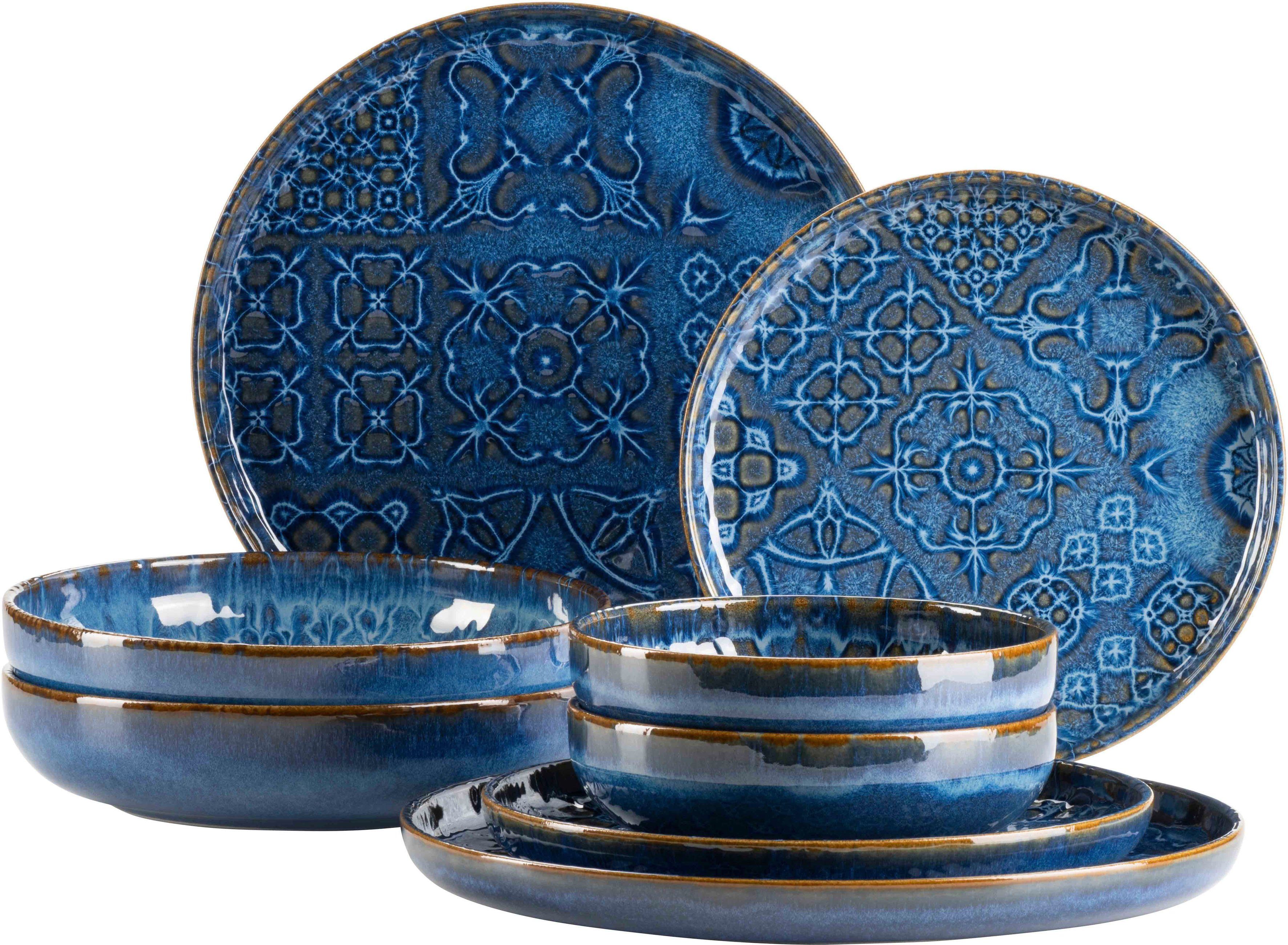Kombiservice Geschirr-Set, Service Traditional Tiles