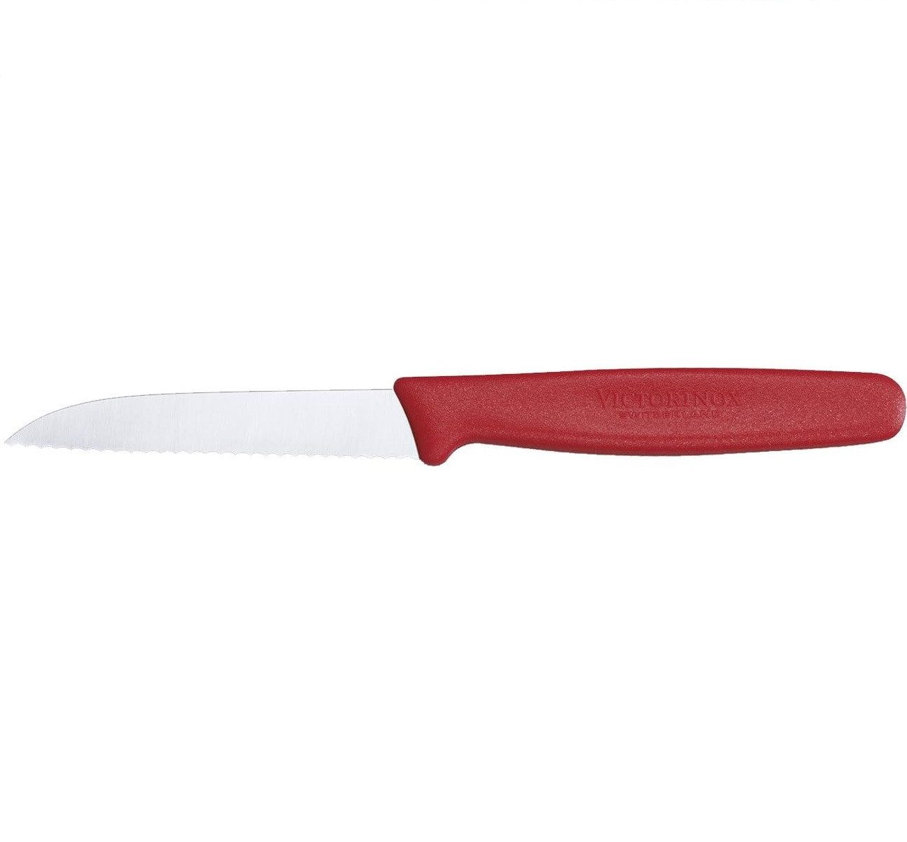 Victorinox Gemüsemesser Gemüsemesser aus Nylon, 25 cm Länge, Rote Farbe, ideal für präzises Schneiden von Gemüse