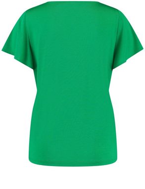 Taifun Kurzarmshirt Shirt mit Ärmelvolants