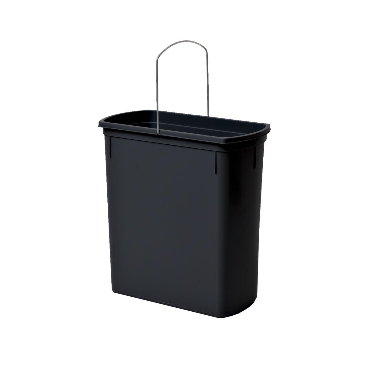 Hailo Einbaumülleimer Hailo Inneneimer 1226239 schwarz 18 L 343 x 185 x 365 mm mit Henkel
