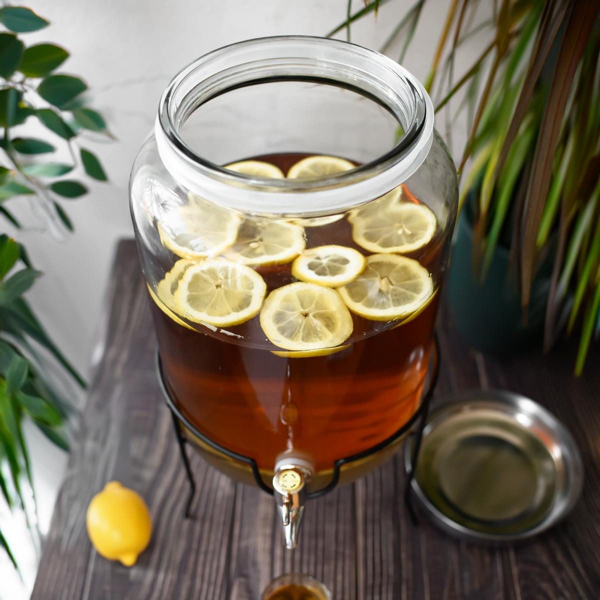 Sendez Getränkespender 7 Liter mit Ständer Wasserspender Saftspender Dispenser