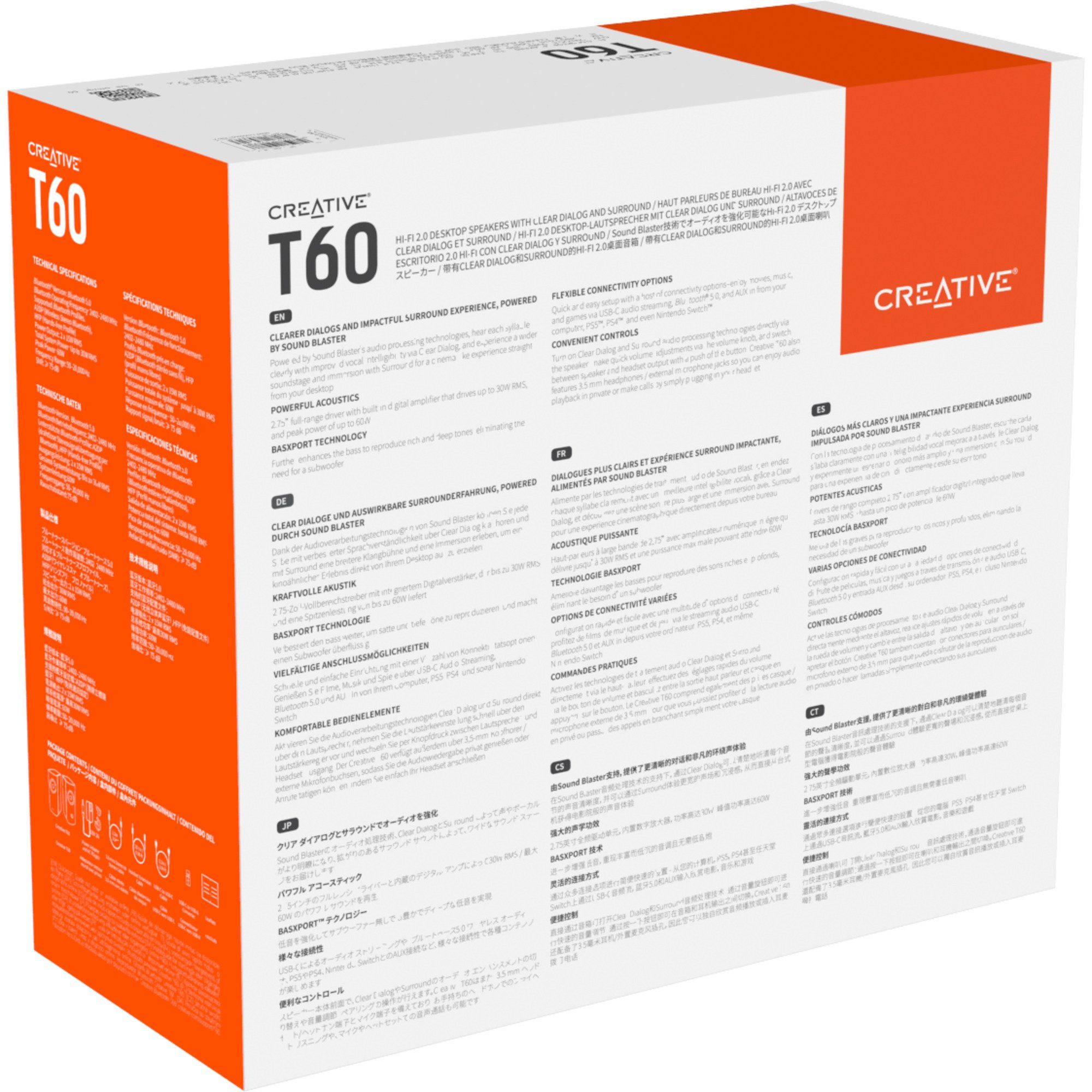 Creative Labs Creative T60, Lautsprecher Lautsprecher