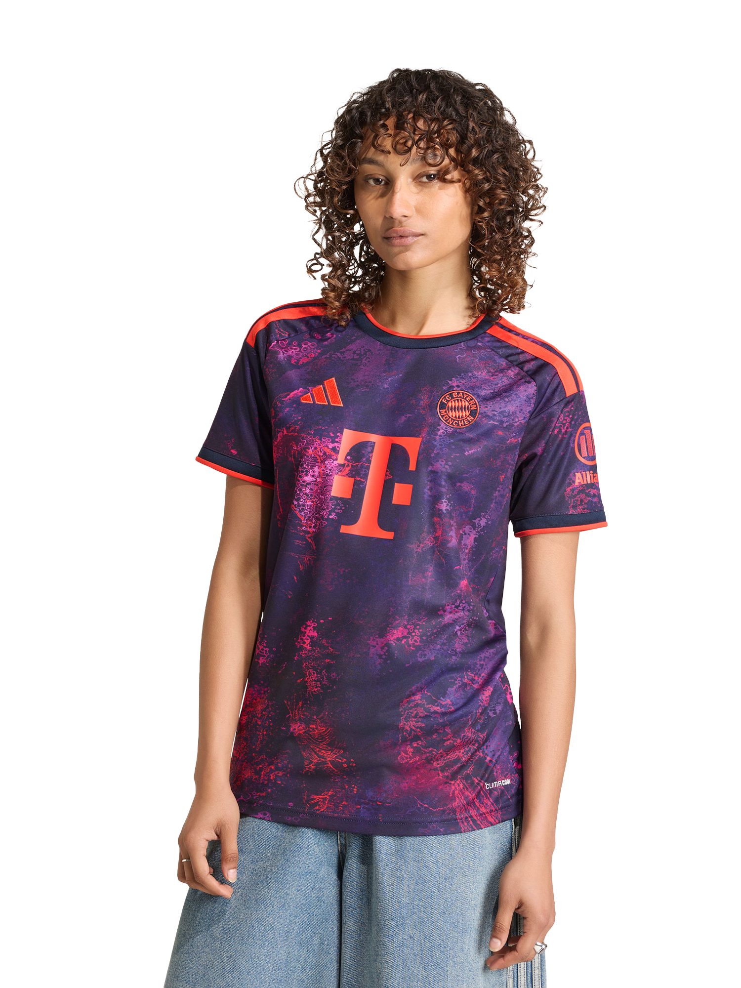 adidas Performance Fußballtrikot FC Bayern München, Trikot Champions League 26-27, Damen, Lila