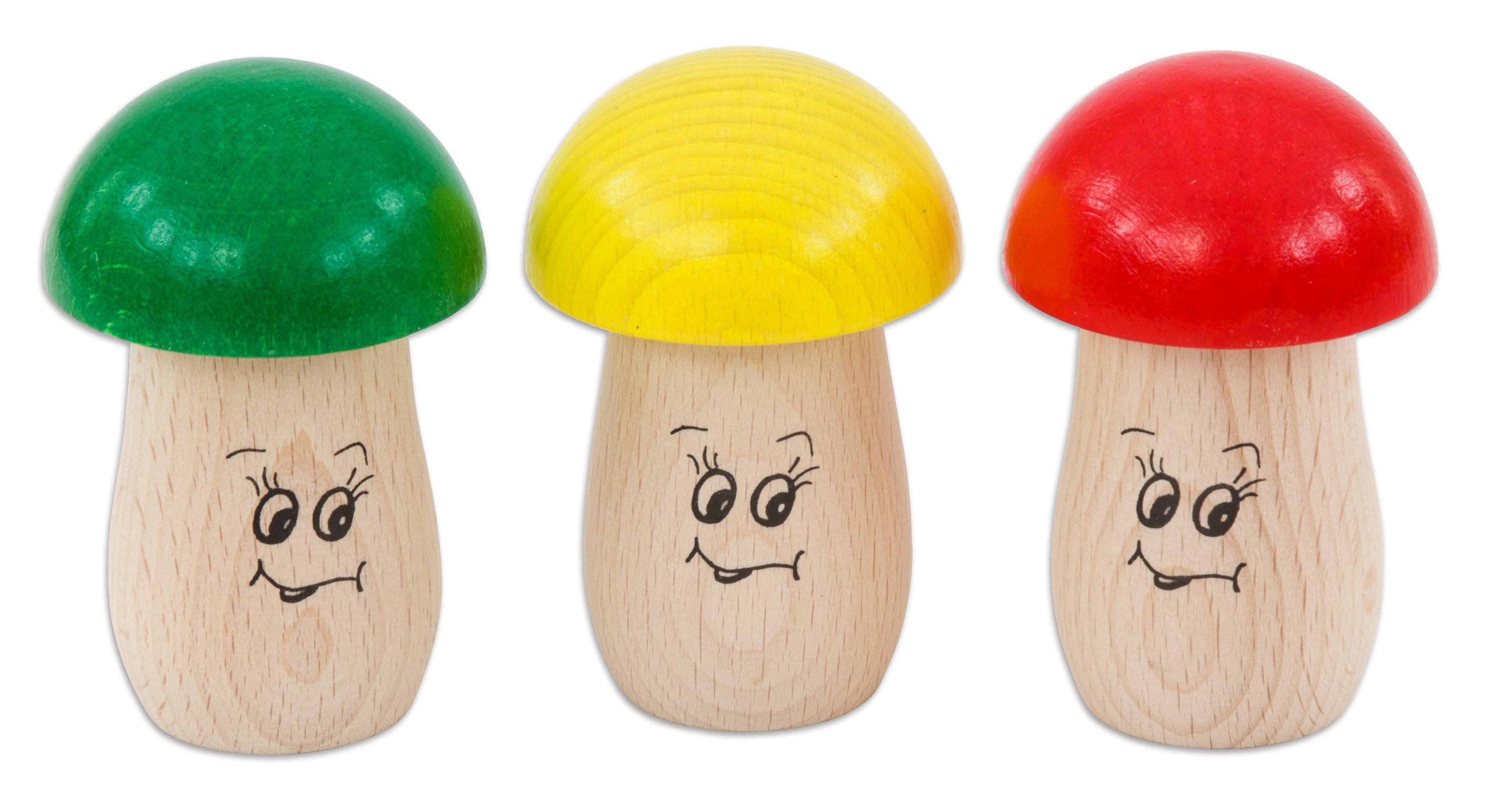 Rassel Pilzshaker, 3er-Set