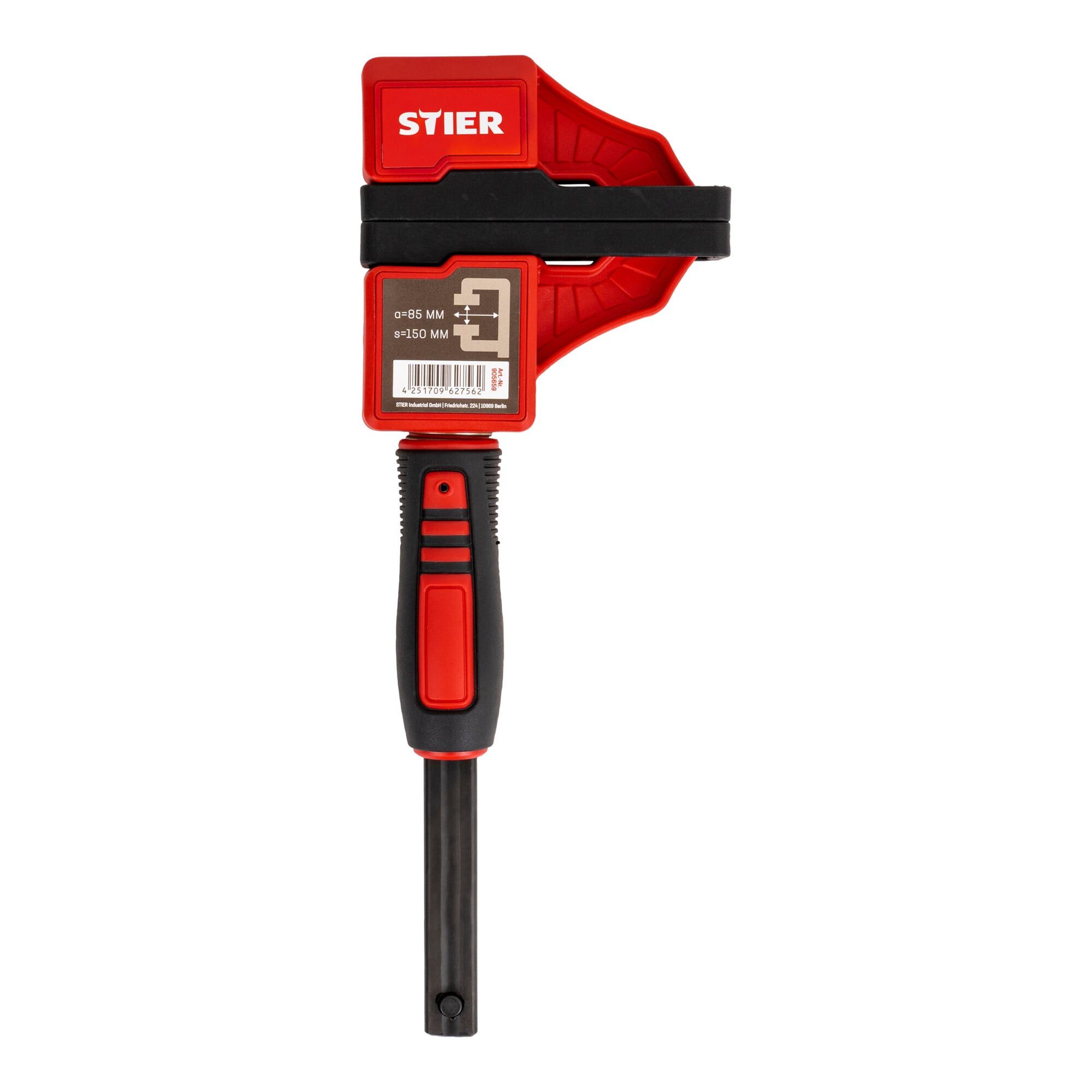 Stier Zwinge STIER Kompaktzwinge optimal für Arbeiten auf engem Raum 150 mm Spannwe