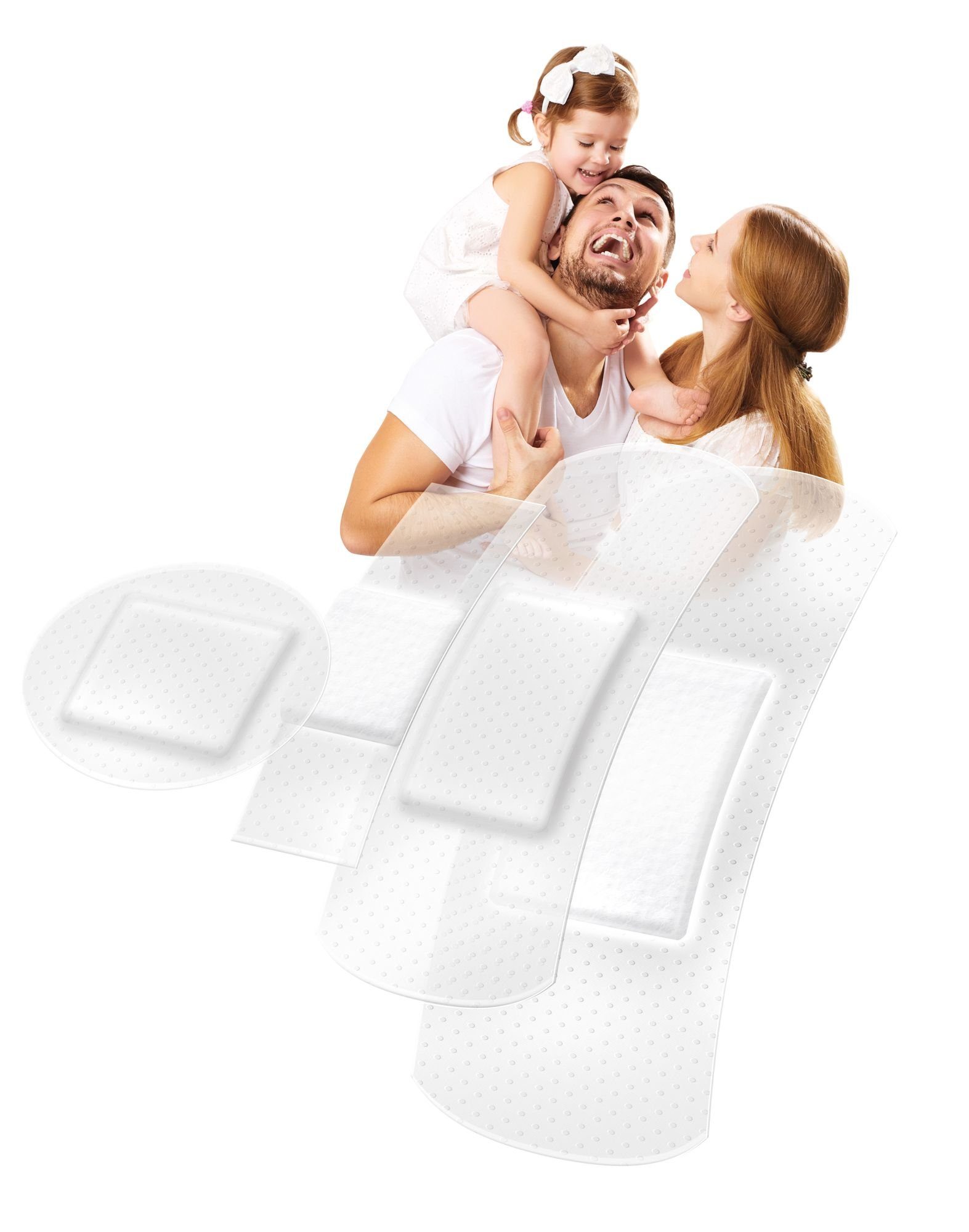 LifeMed Wundpflaster 100 Lifemed Pflaster-Strips halbtransparent Allround 4 Größen