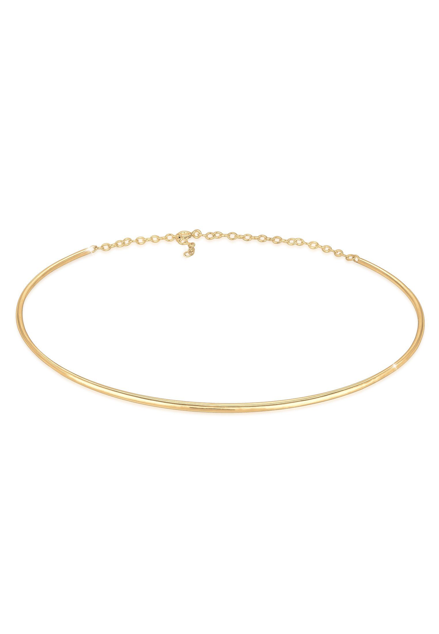 Elli Kette ohne Anhänger Elli Halskette Choker Cuff Basic It-Piece Blogger 925er Silber
