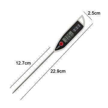 GelldG Raumthermometer Sofort ablesbares Lebensmittel-Thermometer mit Wasserdicht