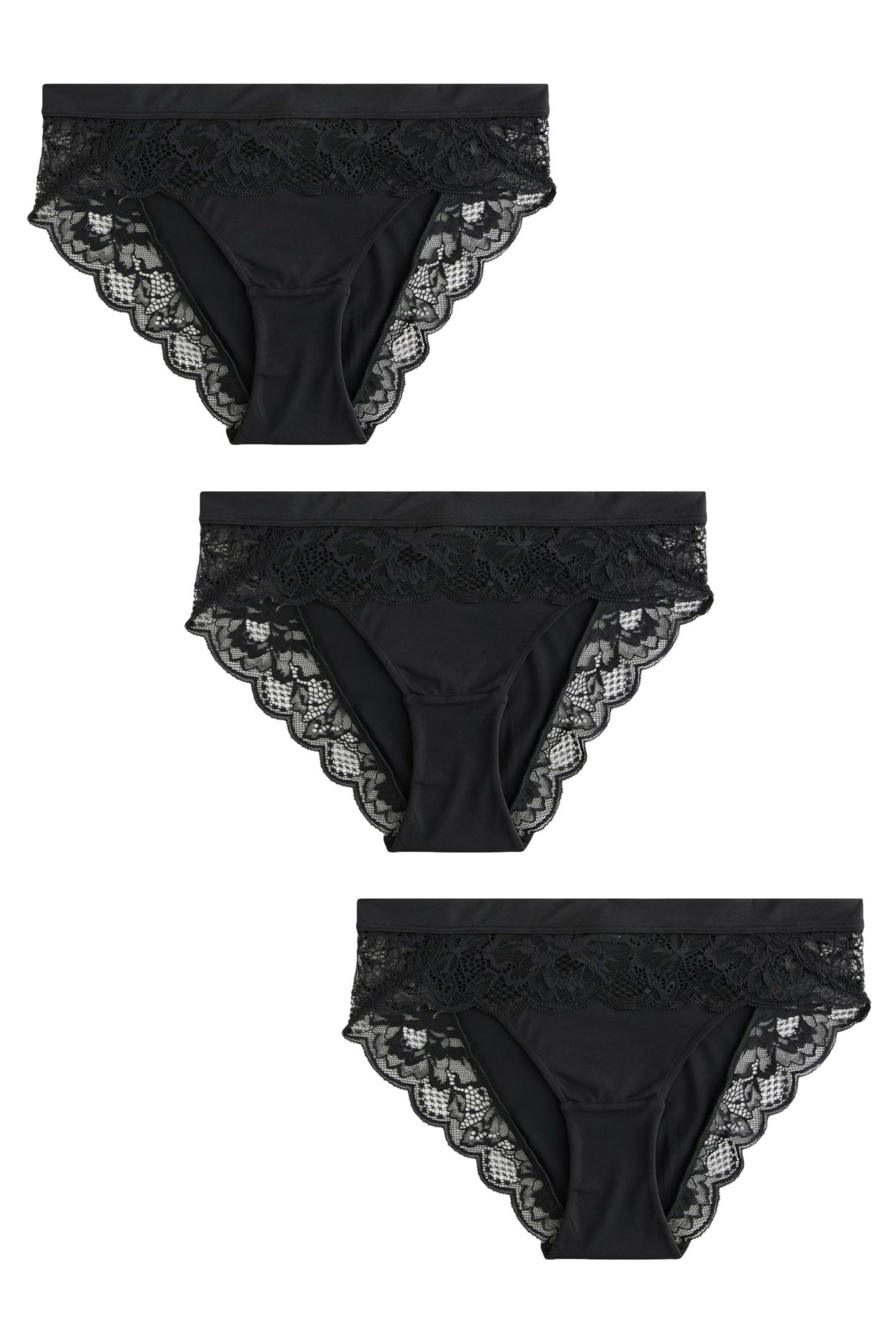 Slip Slips mit hohem Beinausschnitt, 3er-Pack