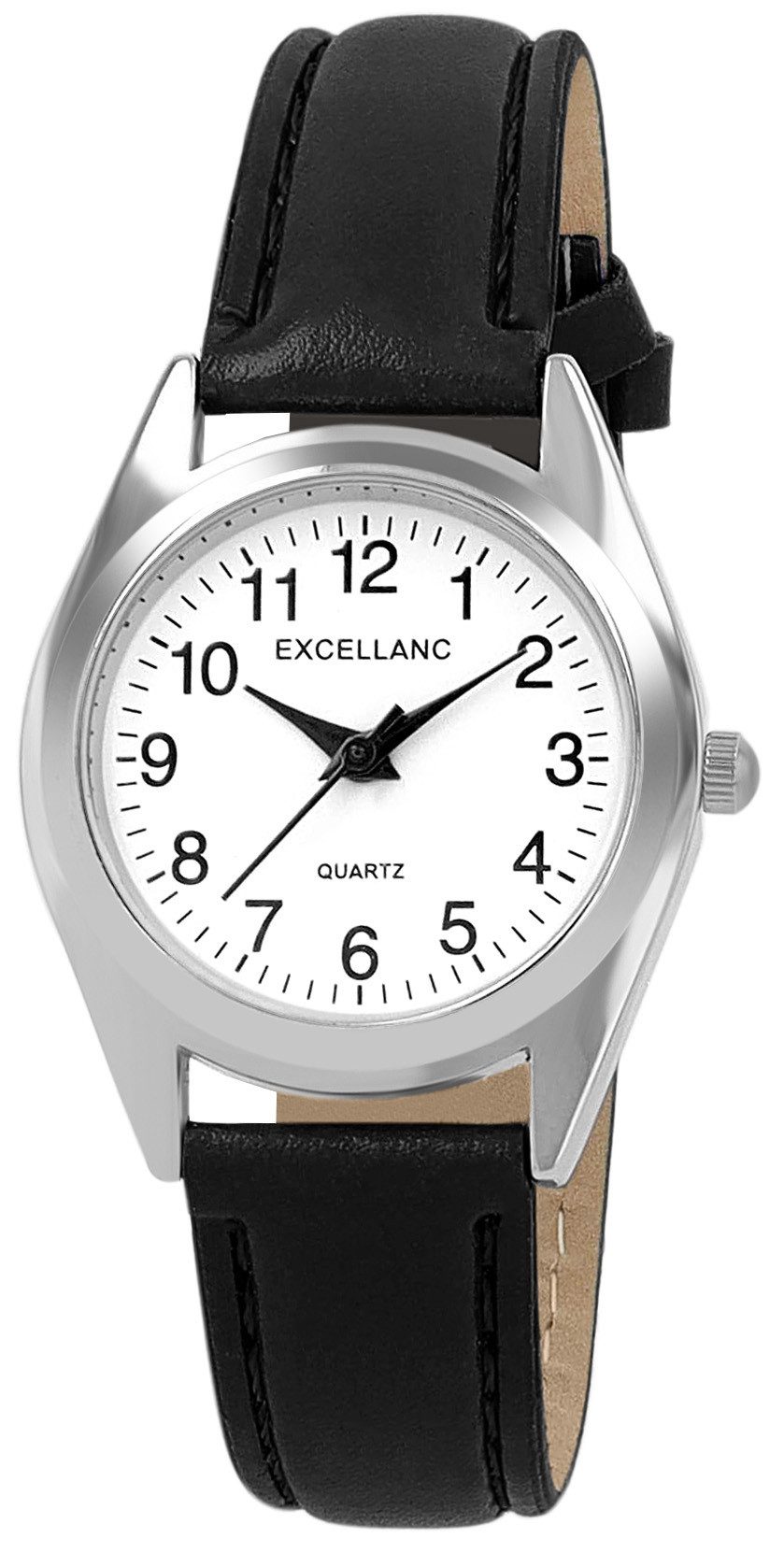 Excellanc Quarzuhr 1900288 Damenuhr mit Lederimitationsarmband günstig online kaufen