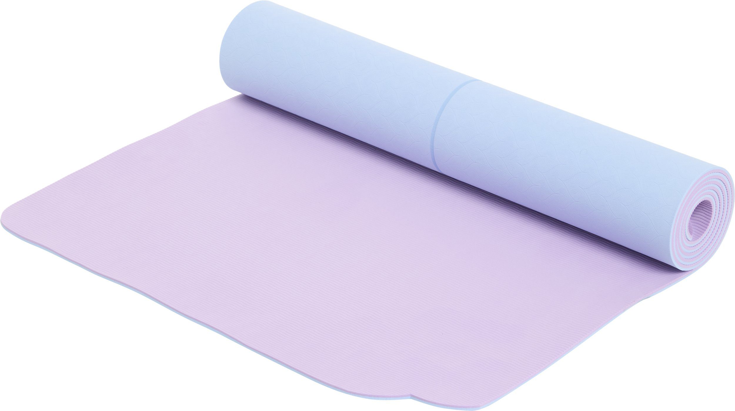 Fitnessmatte Yoga-Matte PVC Free Yoga Mat 1.0 BLUE LIGHT/LILAC